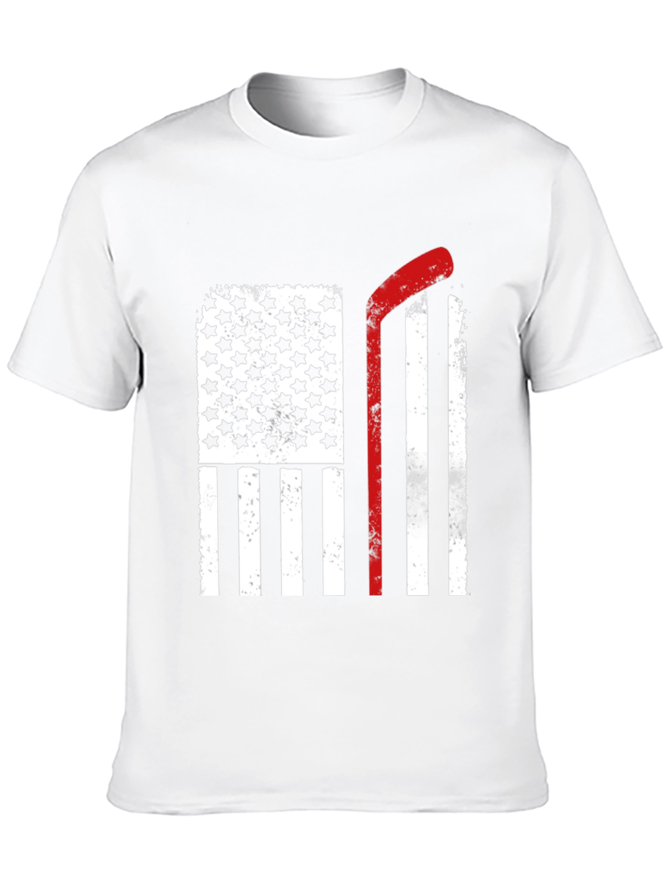USA Hockey Stick Flag T-Shirt