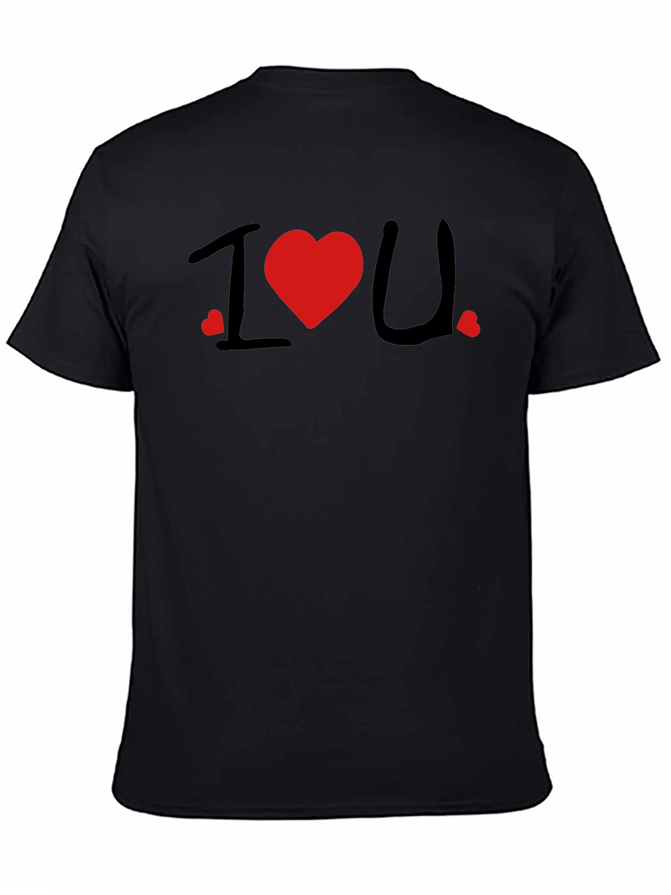 I Heart U Graphic Tee - Black Unisex T-Shirt