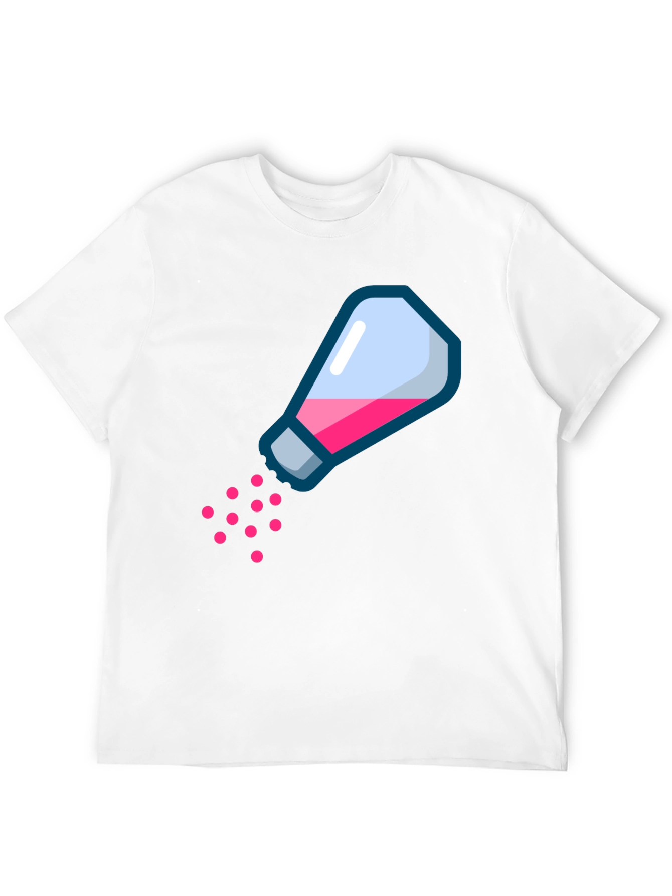 Funny Salt Bae Style Graphic T-Shirt - Black