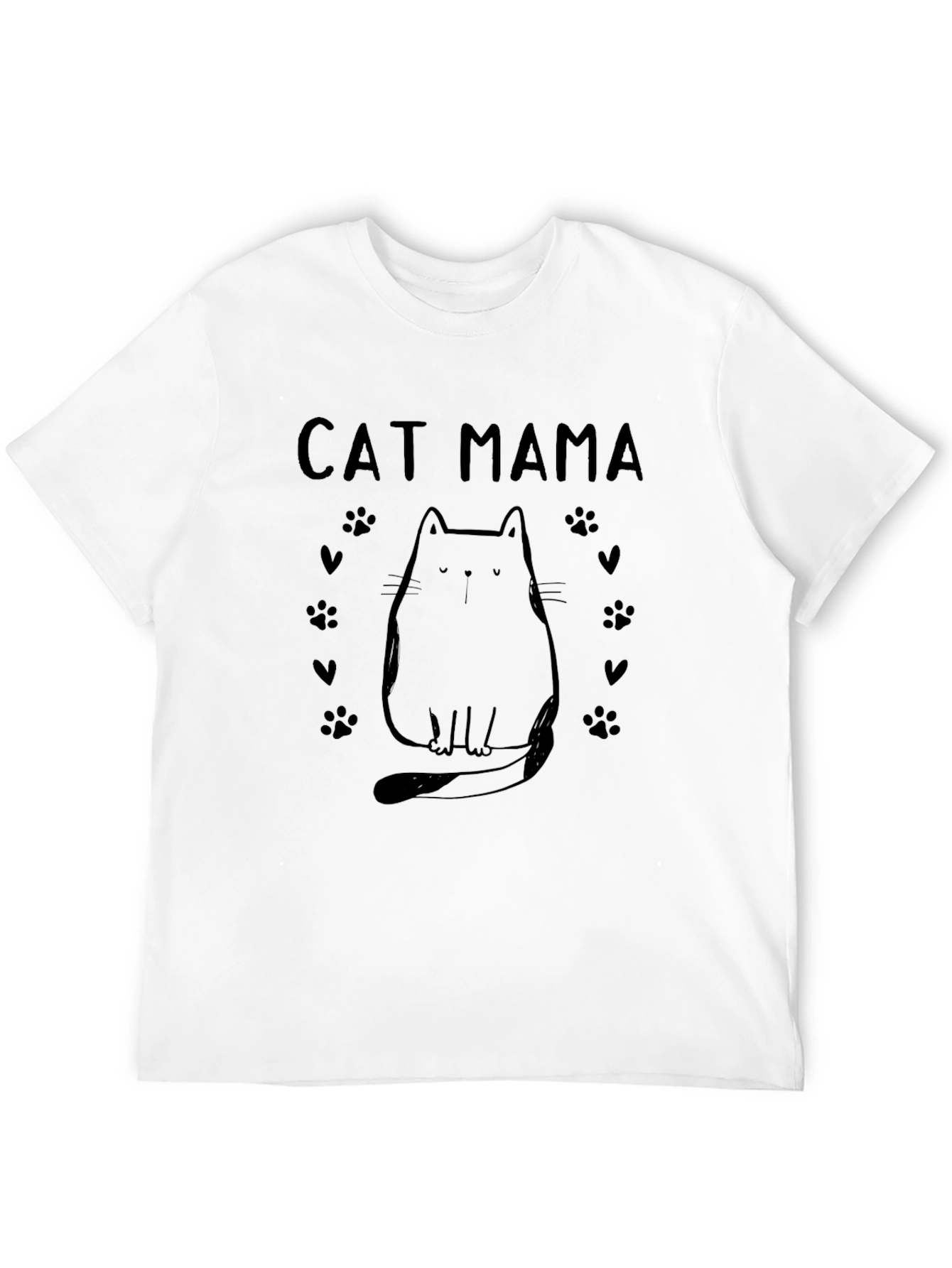 Cat Mama T-Shirt - Cute Cat Lover Tee