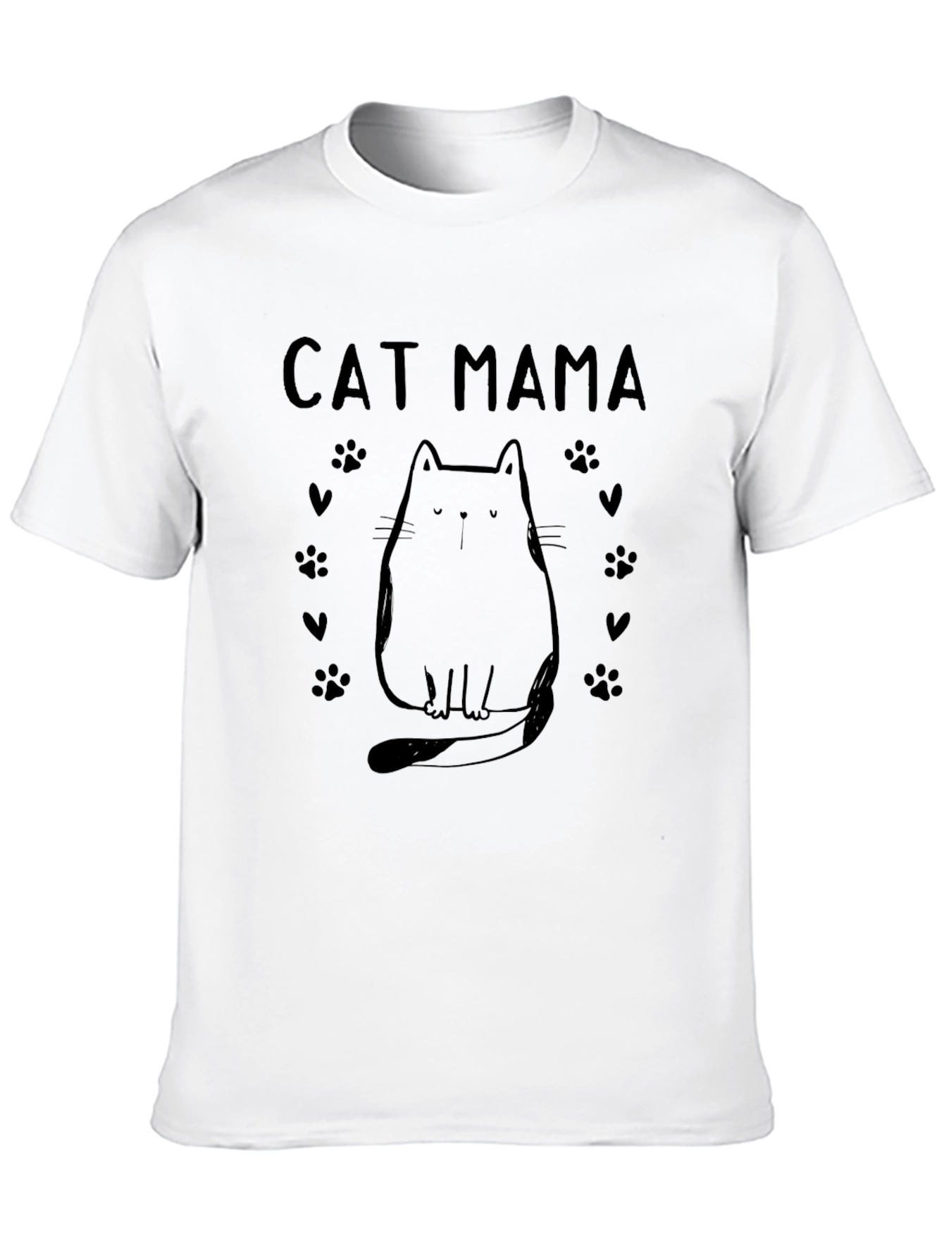 Cat Mama T-Shirt - Cute Cat Lover Tee