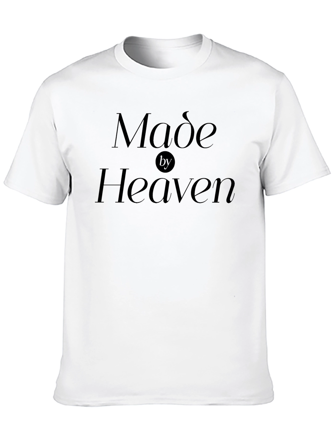 Made by Heaven Black Graphic Tee