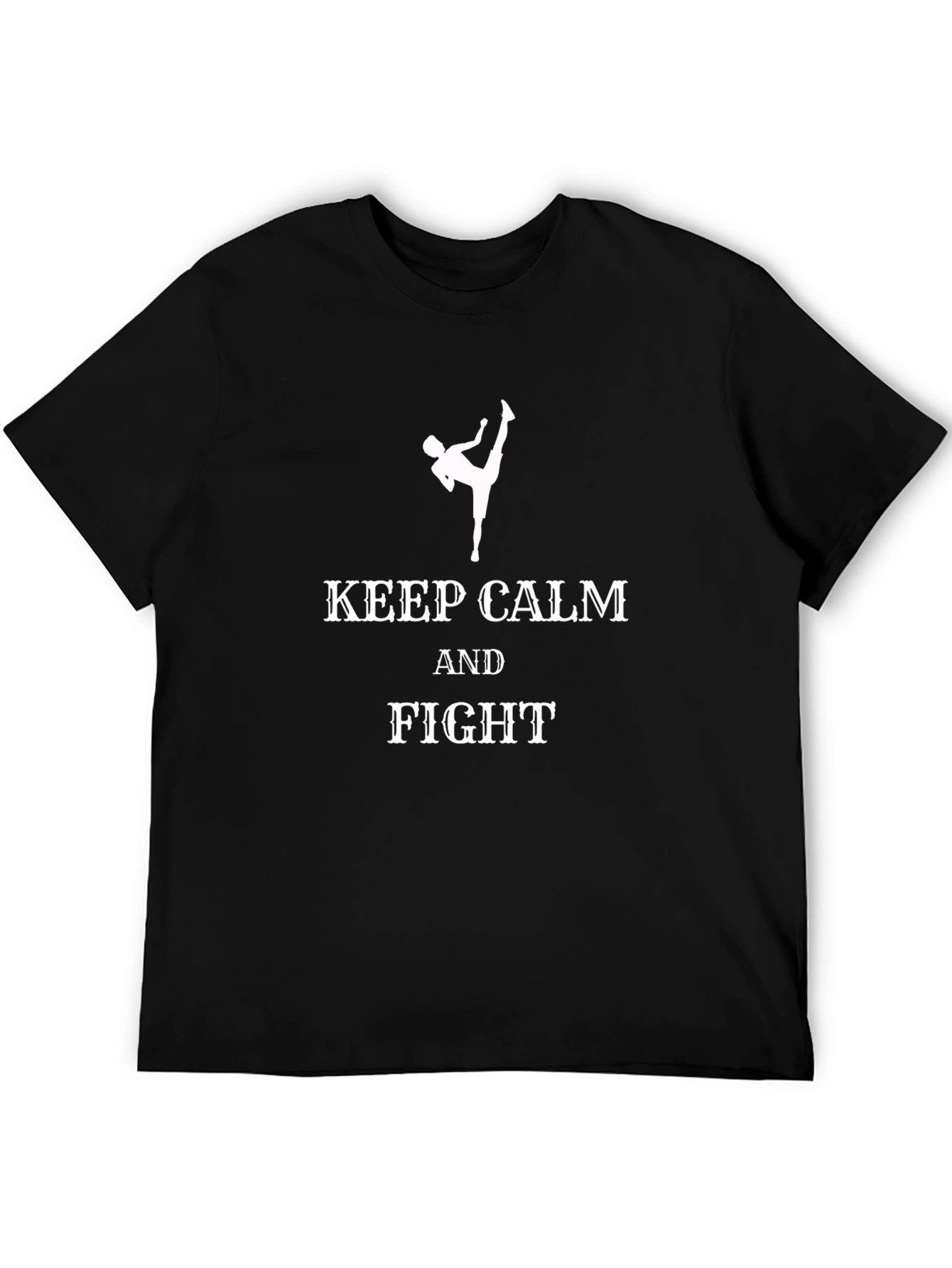 Keep Calm and Fight Graphic Tee