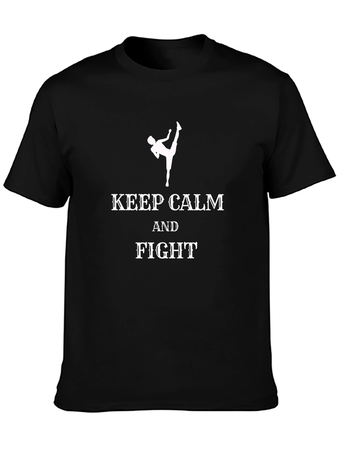Keep Calm and Fight Graphic Tee