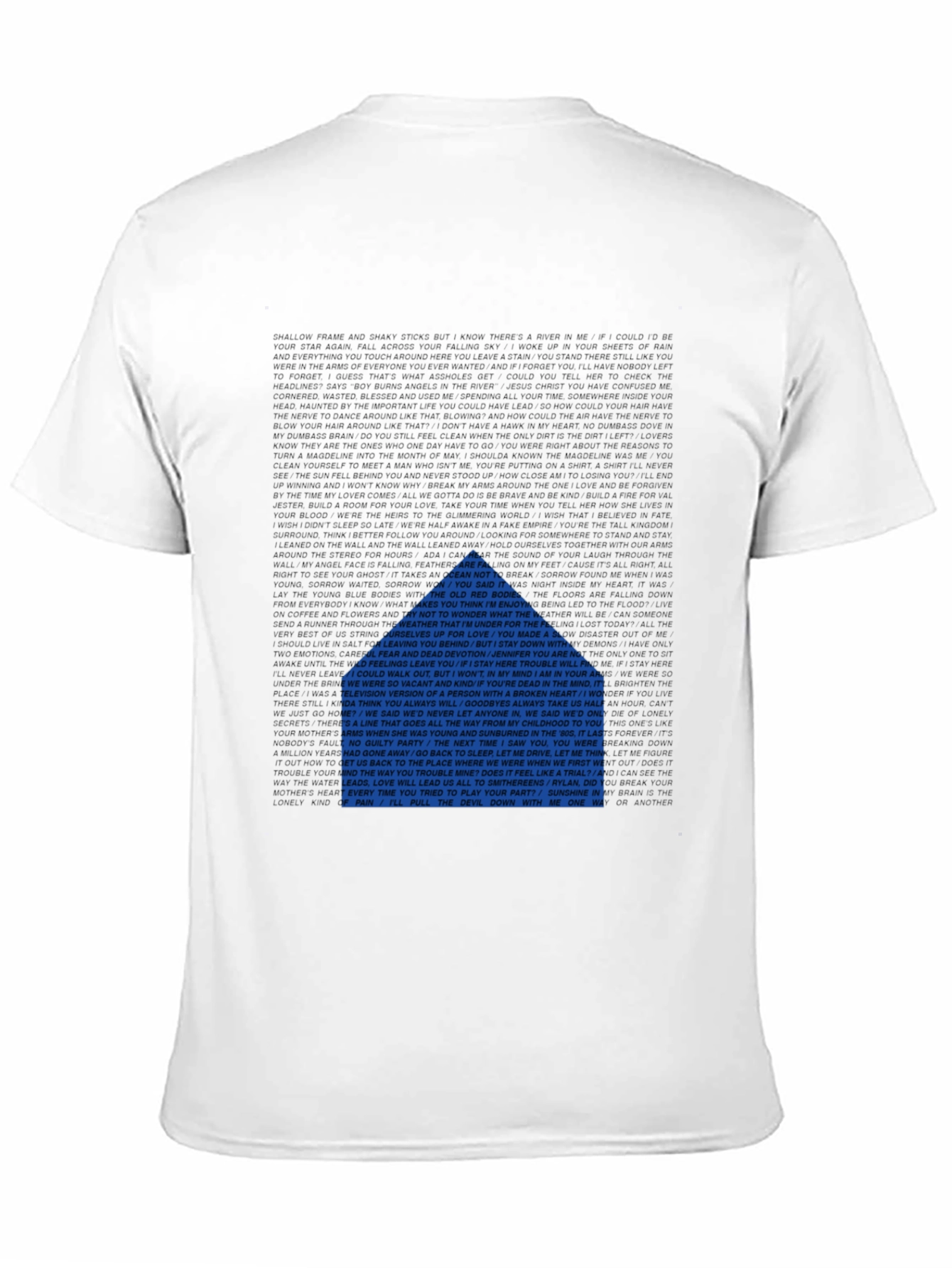 Lyric Graphic Tee - Unique Design Comfortable Fit