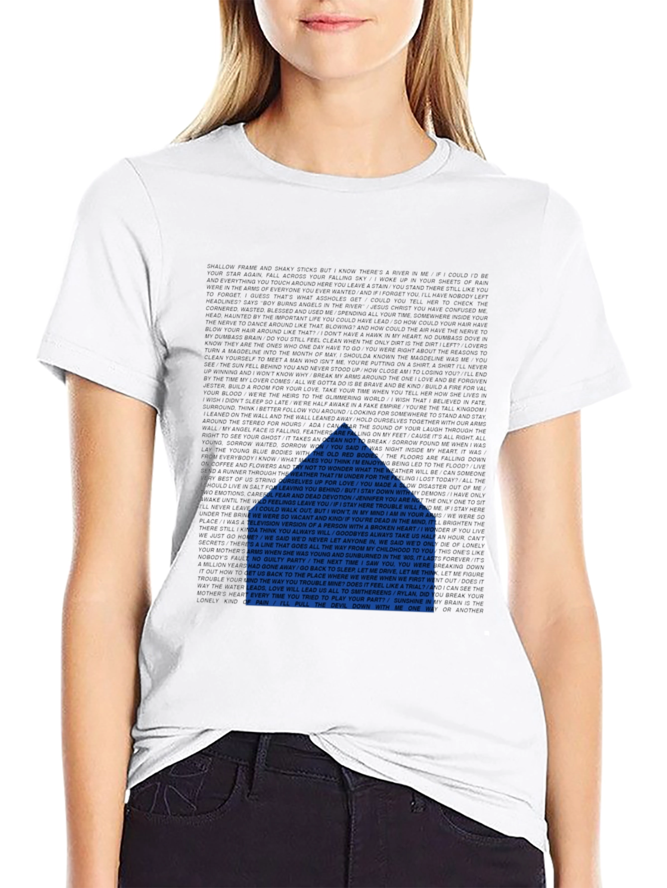 Lyric Graphic Tee - Unique Design Comfortable Fit