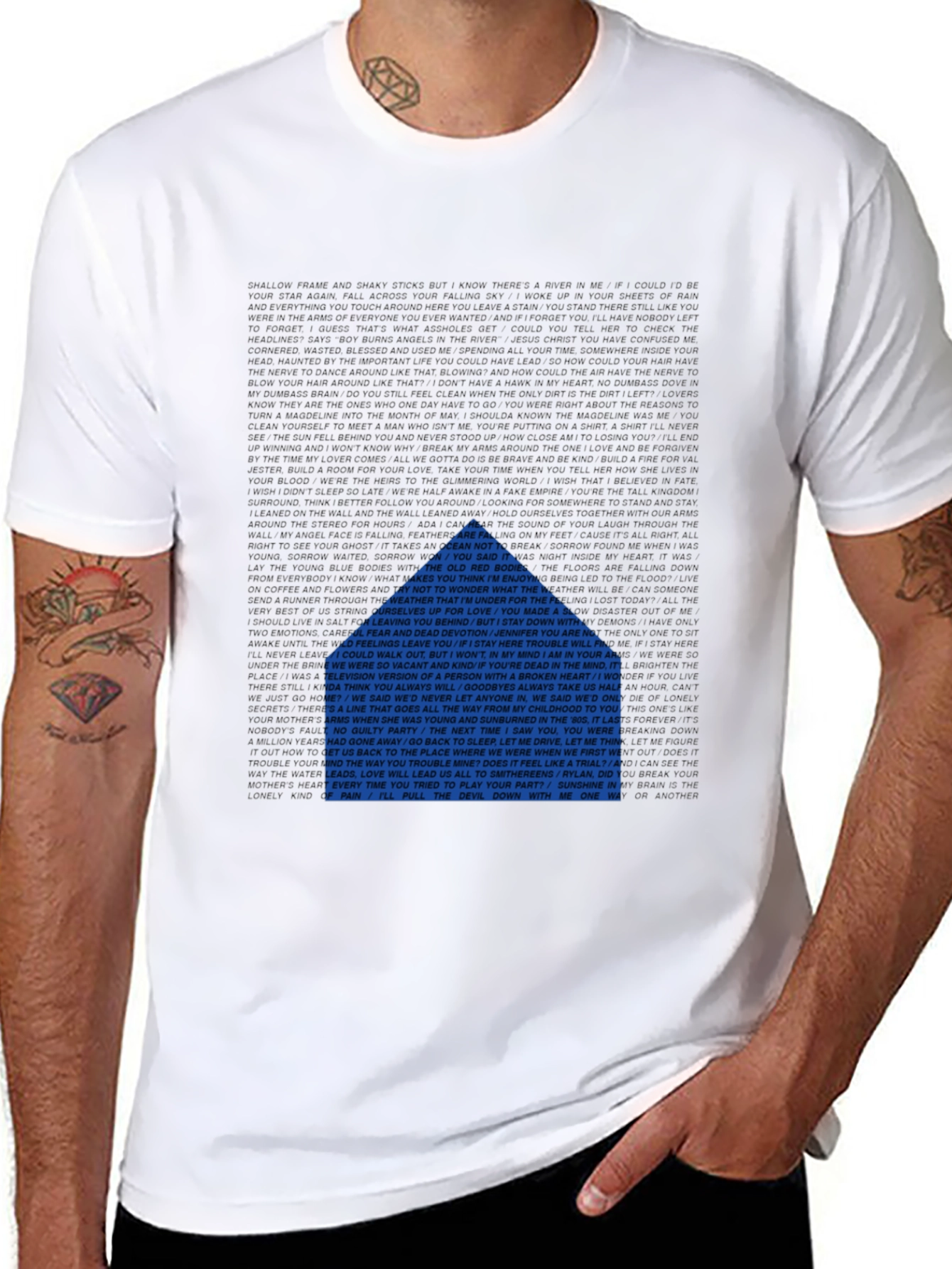 Lyric Graphic Tee - Unique Design Comfortable Fit