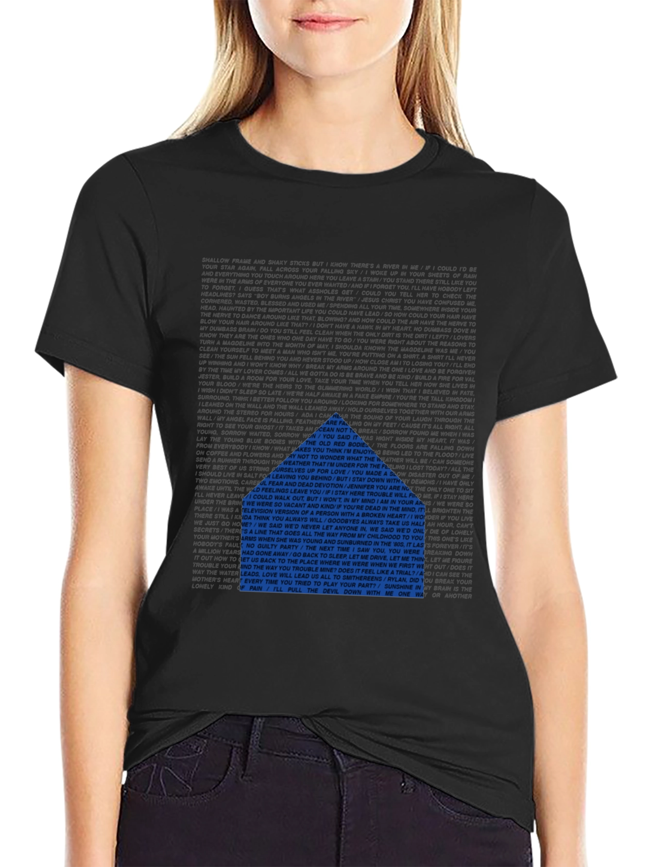 Lyric Graphic Tee - Unique Design Comfortable Fit