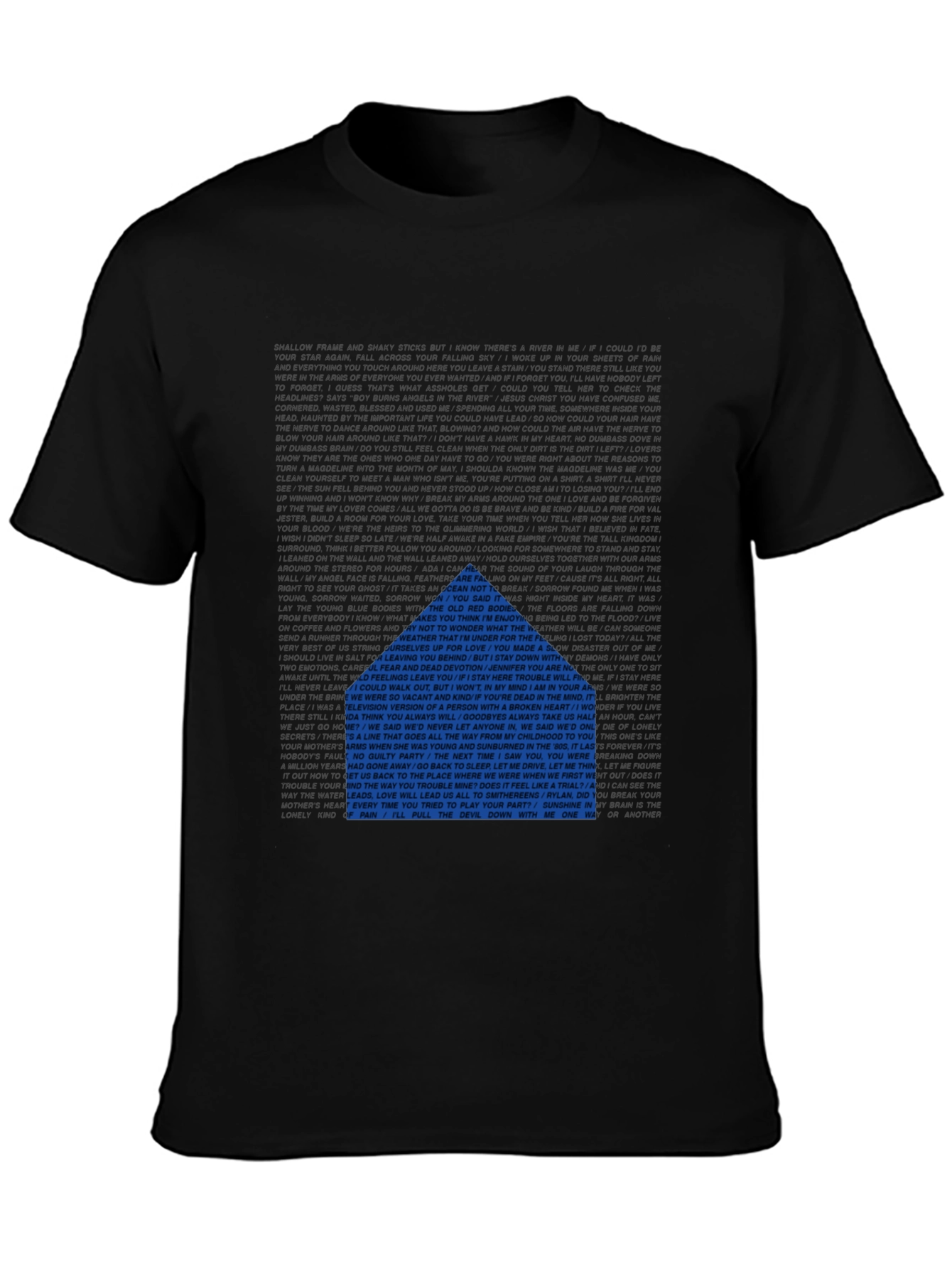Lyric Graphic Tee - Unique Design Comfortable Fit