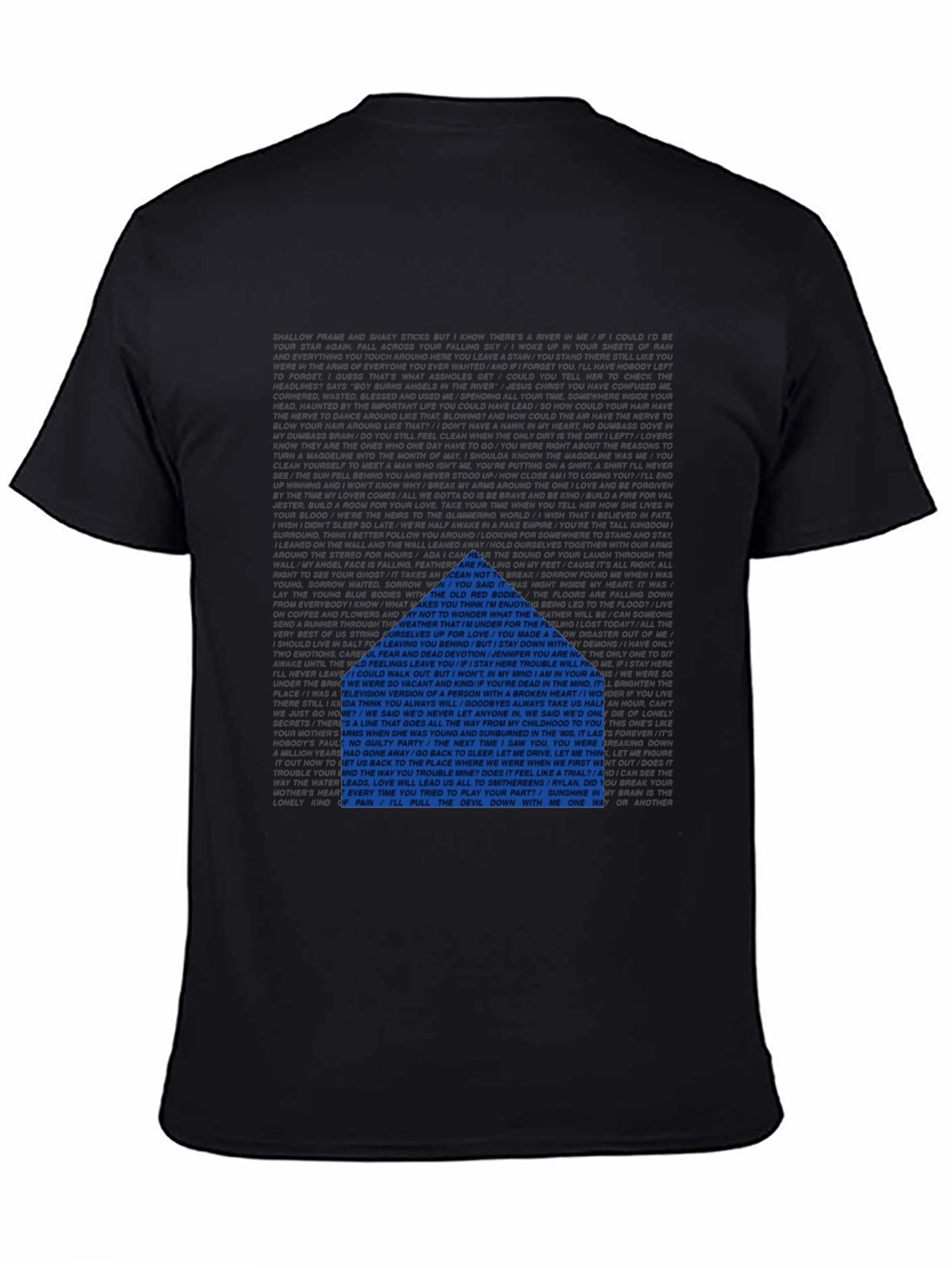 Lyric Graphic Tee - Unique Design Comfortable Fit