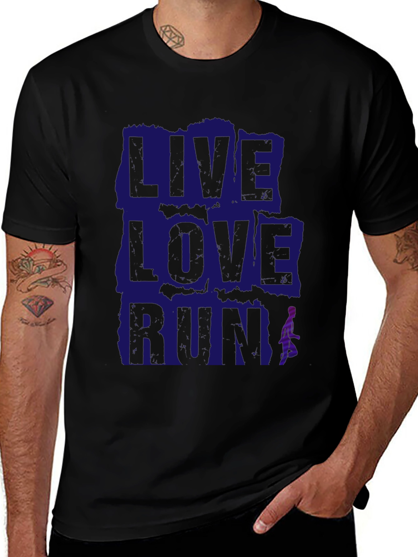 Live Love Run Graphic T-Shirt