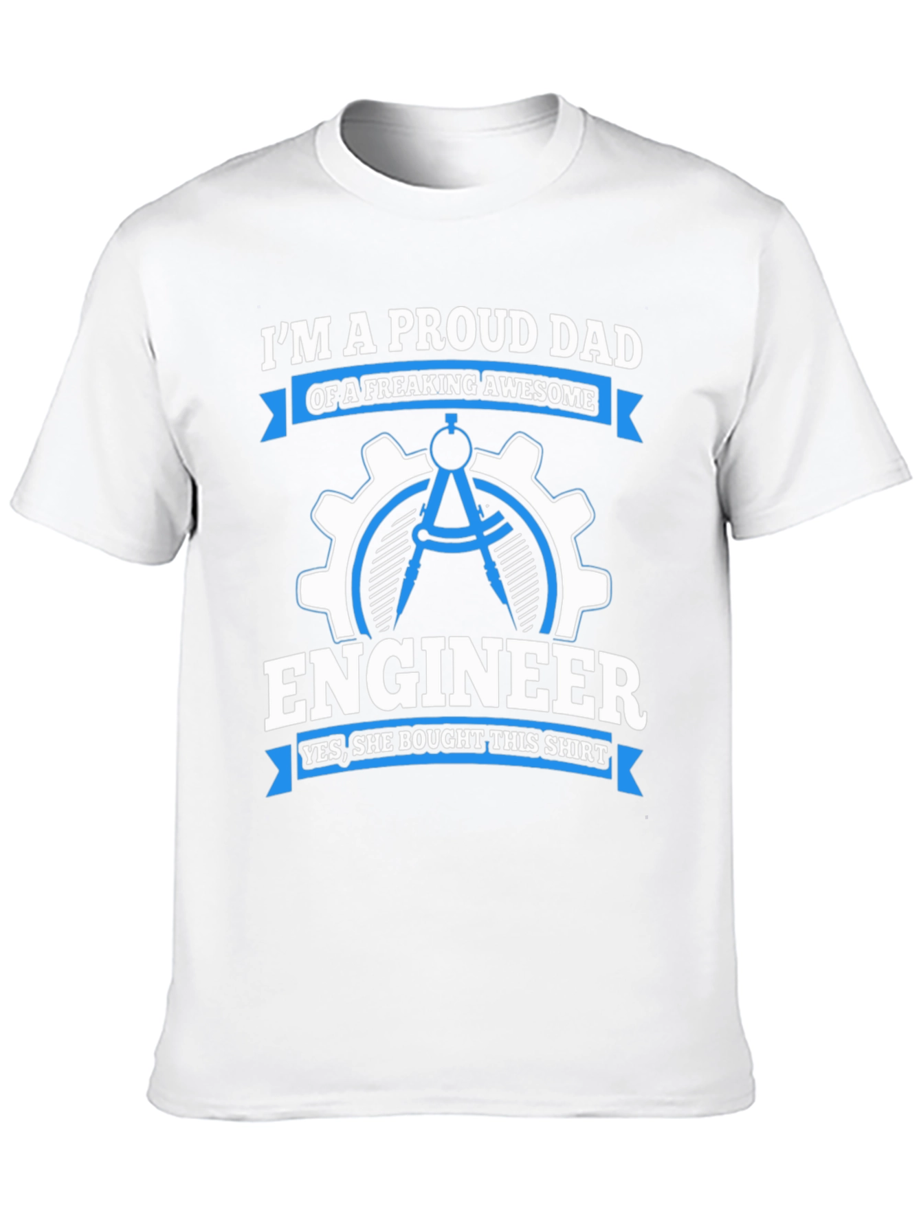Proud Dad Engineer T-Shirt: Awesome Daughter Gift