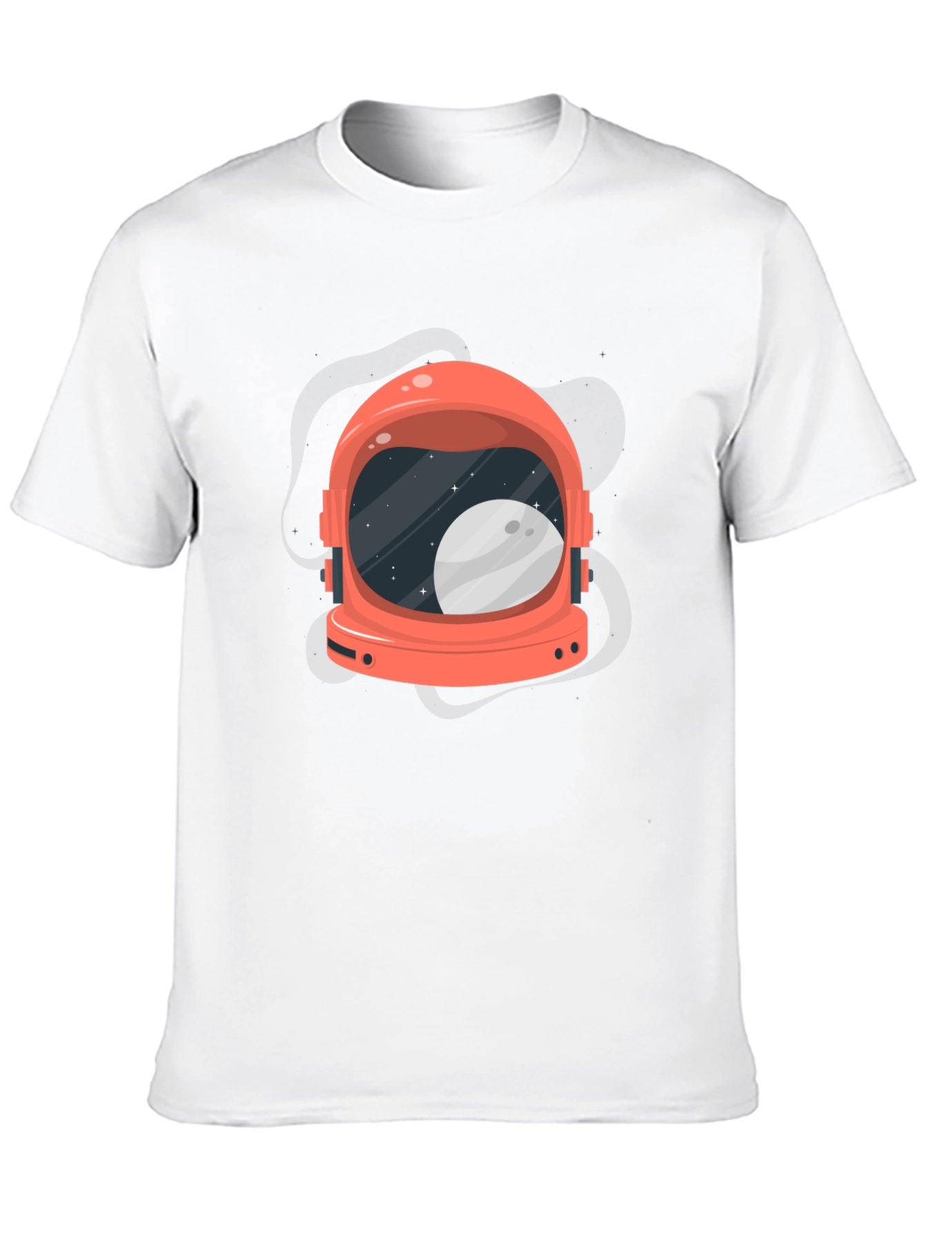 Retro Astronaut Helmet Graphic Tee