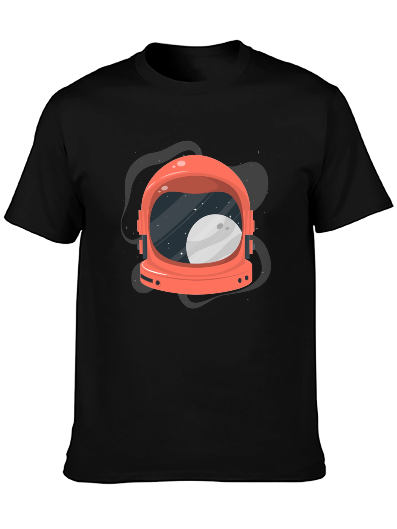 Retro Astronaut Helmet Graphic Tee