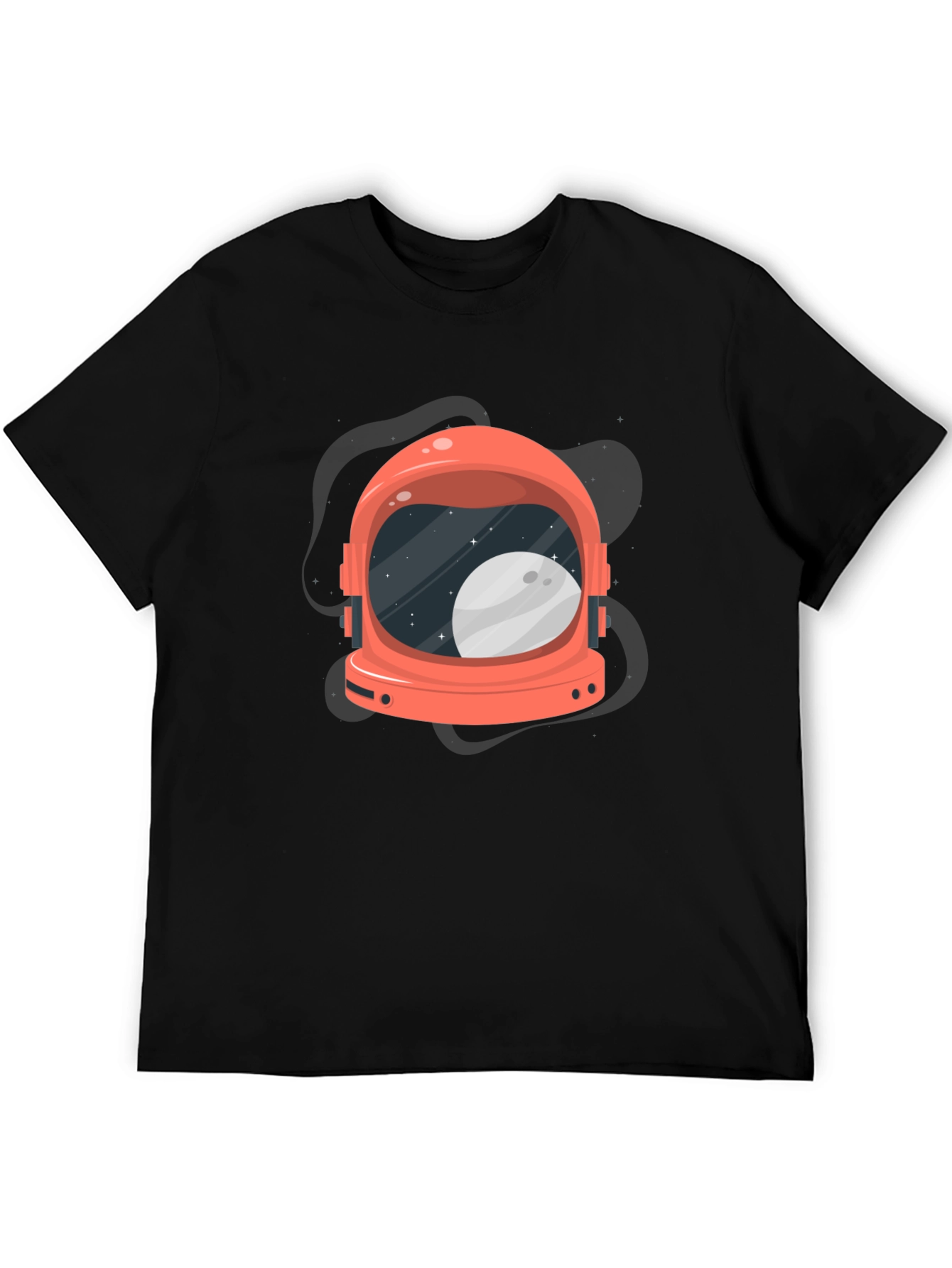 Retro Astronaut Helmet Graphic Tee