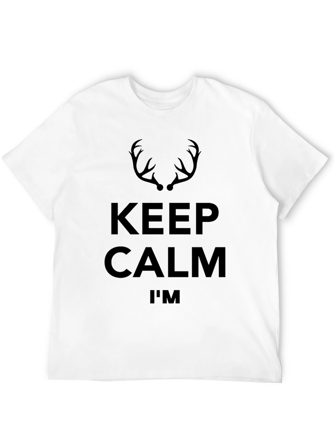 Keep Calm Im A Hunter Black T-Shirt