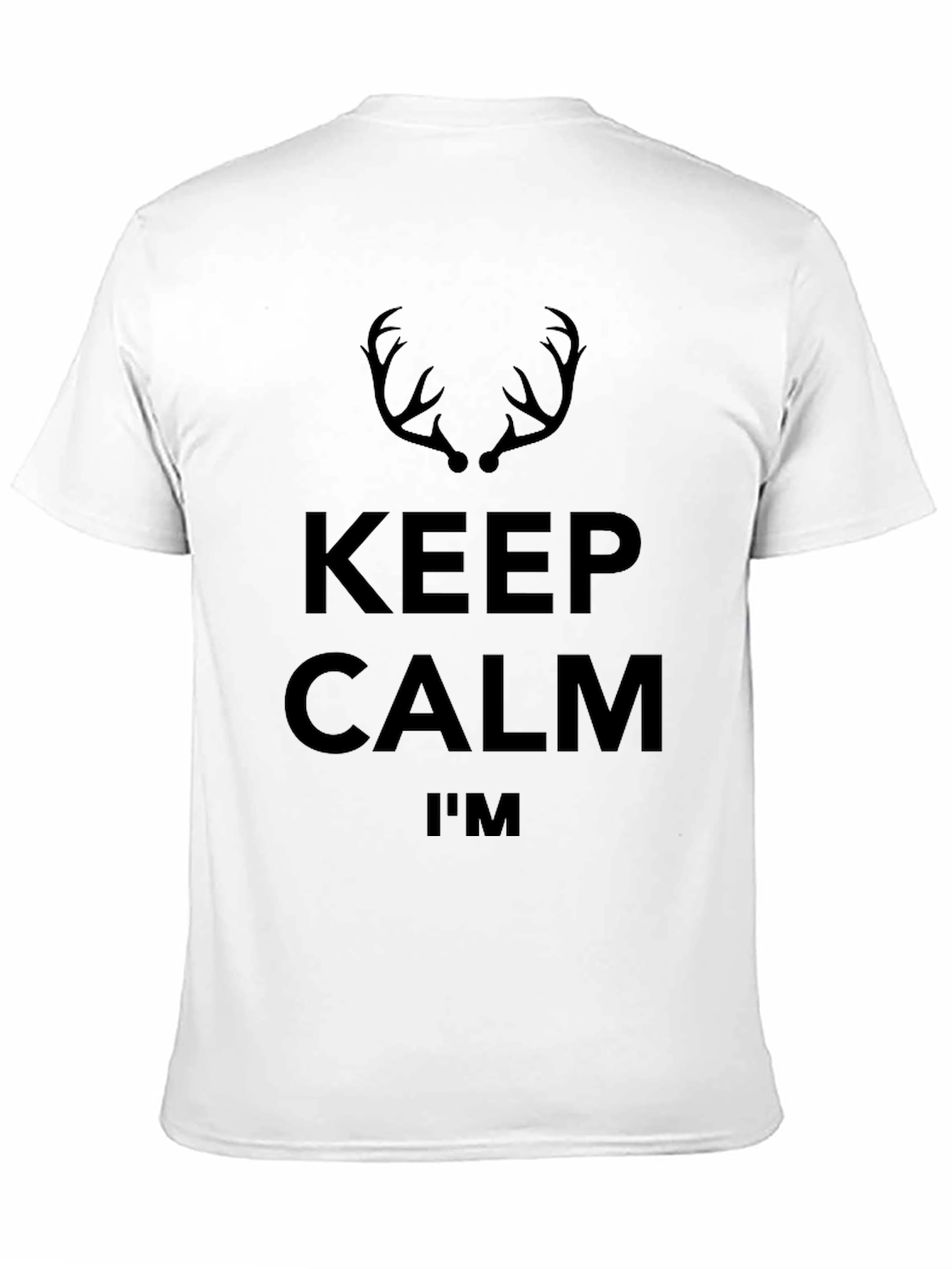 Keep Calm Im A Hunter Black T-Shirt