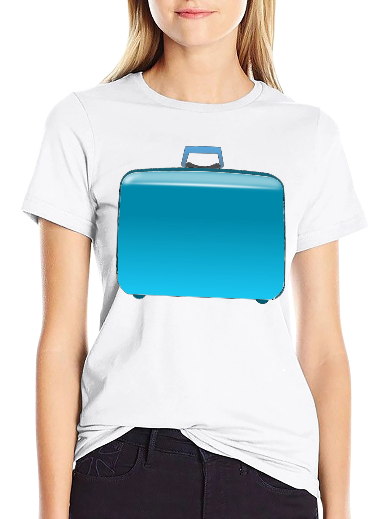 Cool Briefcase Graphic T-Shirt