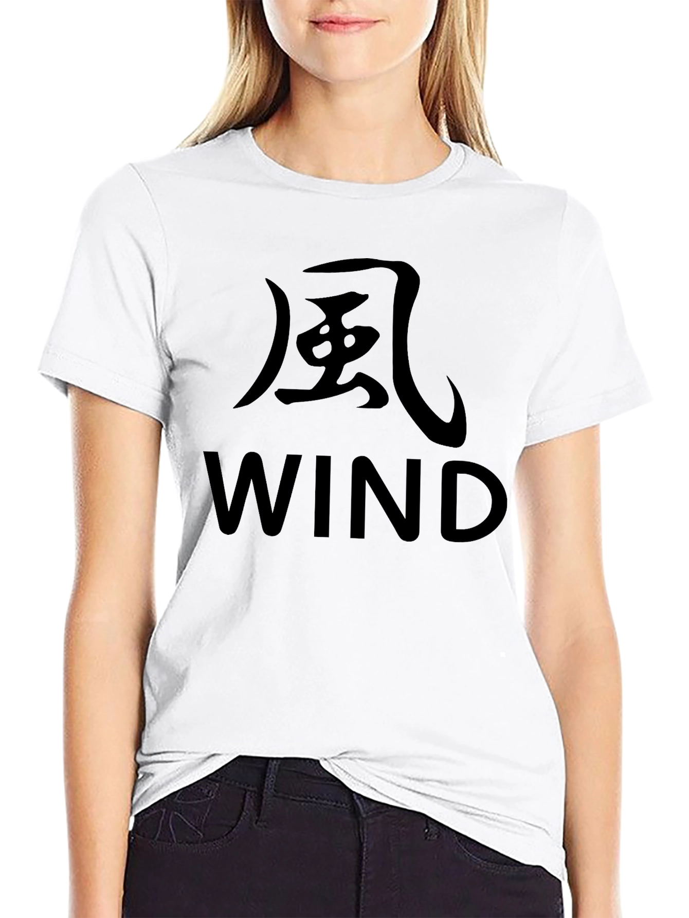 Black Wind Graphic Tee - Casual Style