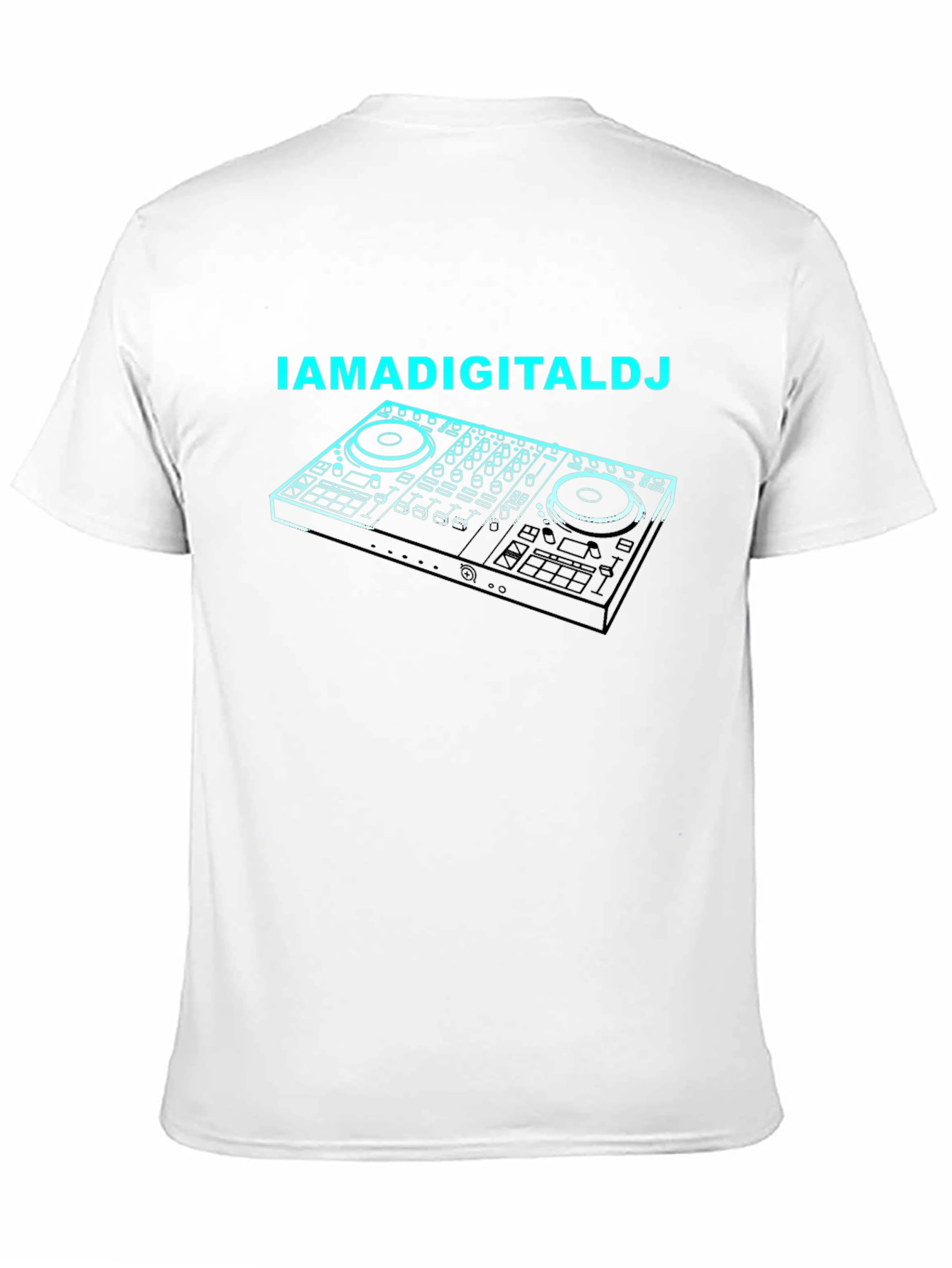 IAMADIGITALDJ Black T-Shirt - DJ Controller Graphic Tee