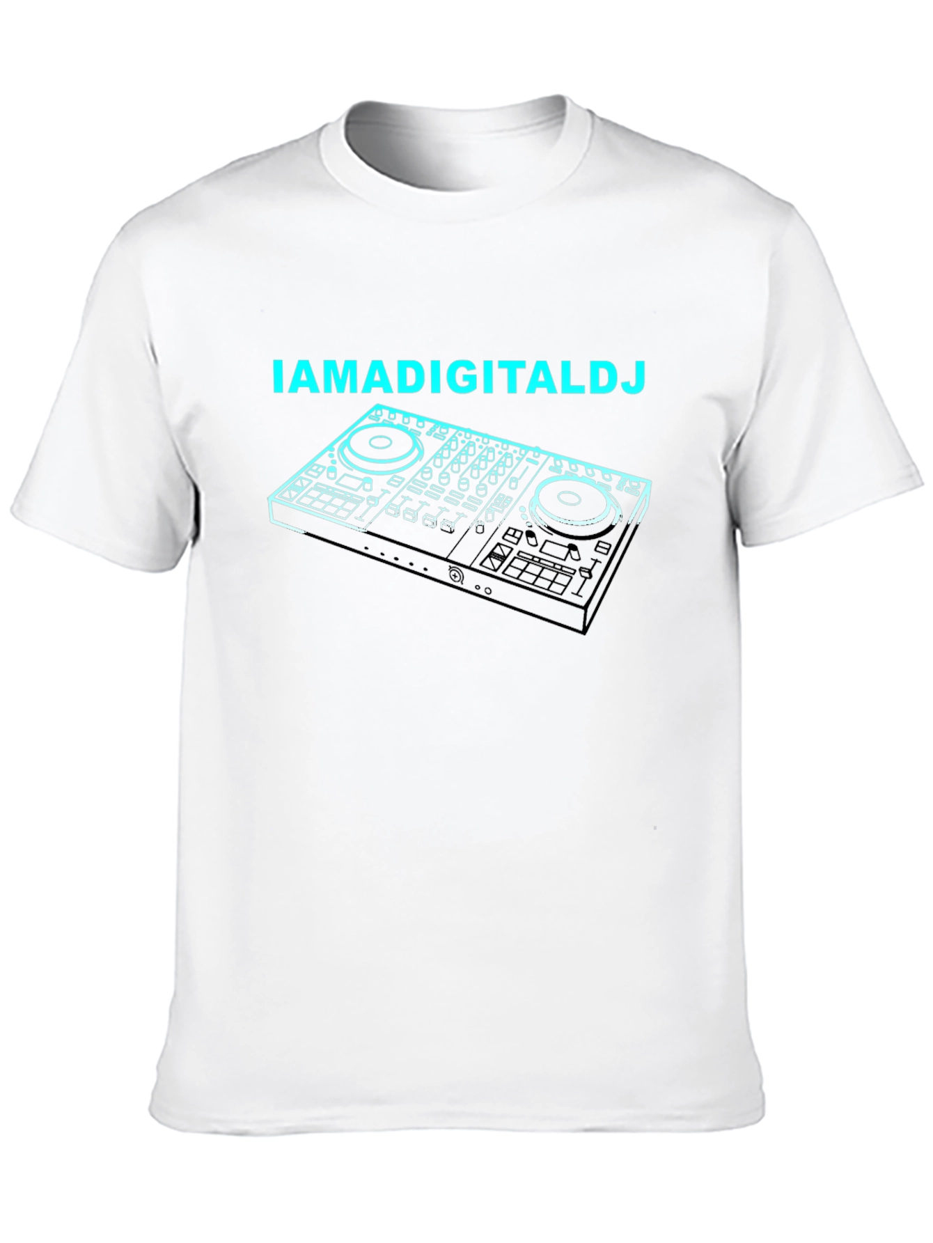 IAMADIGITALDJ Black T-Shirt - DJ Controller Graphic Tee