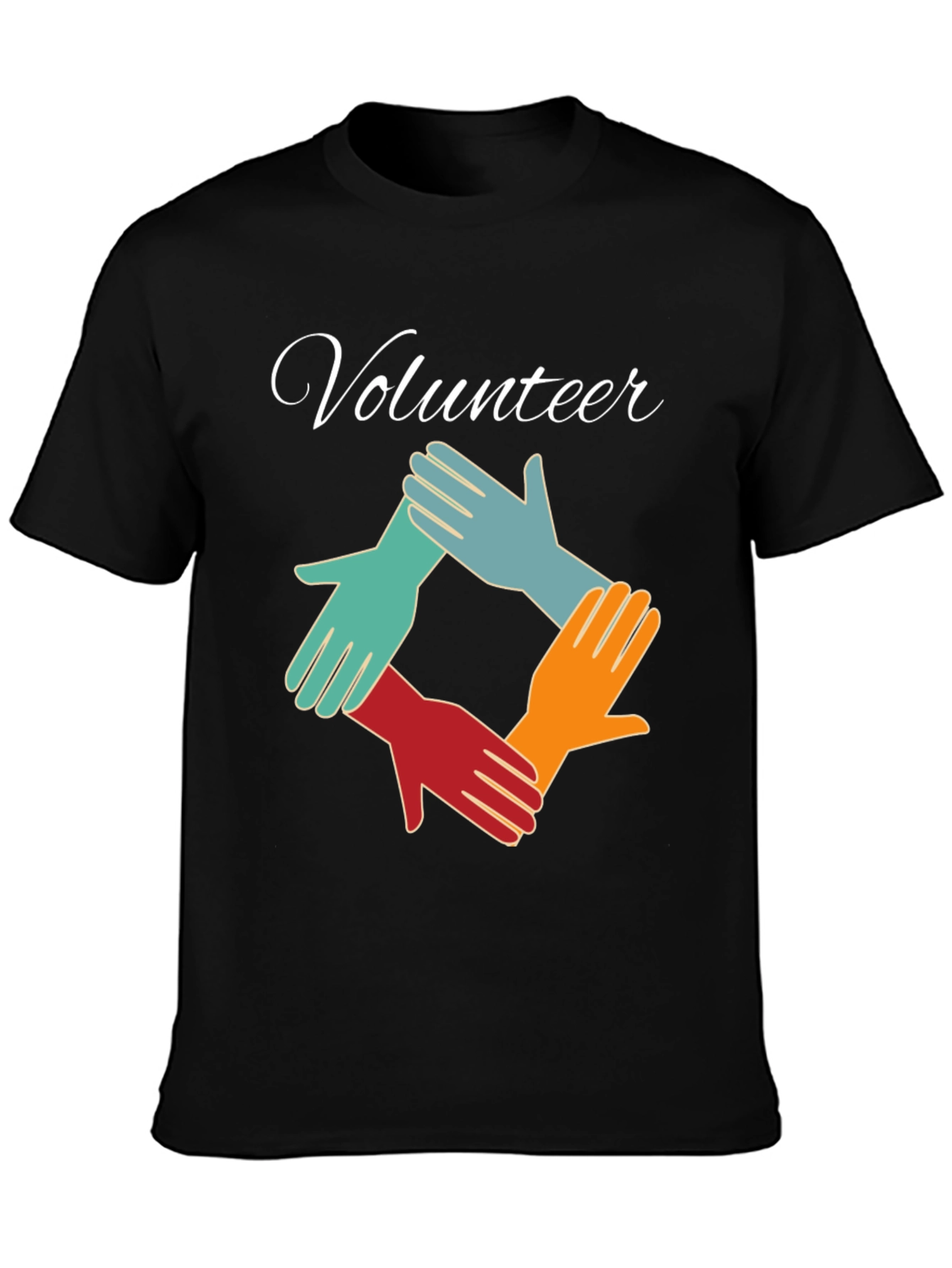 Volunteer Hands Graphic T-Shirt