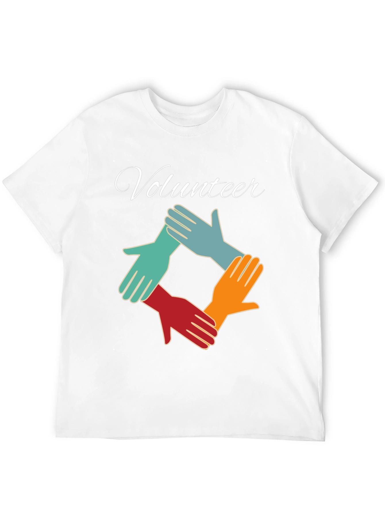 Volunteer Hands Graphic T-Shirt