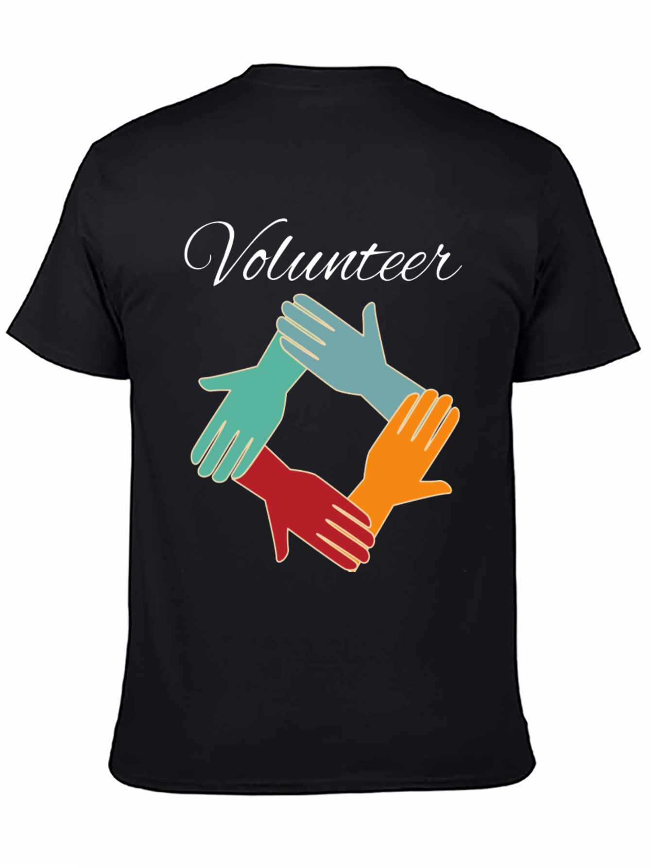 Volunteer Hands Graphic T-Shirt