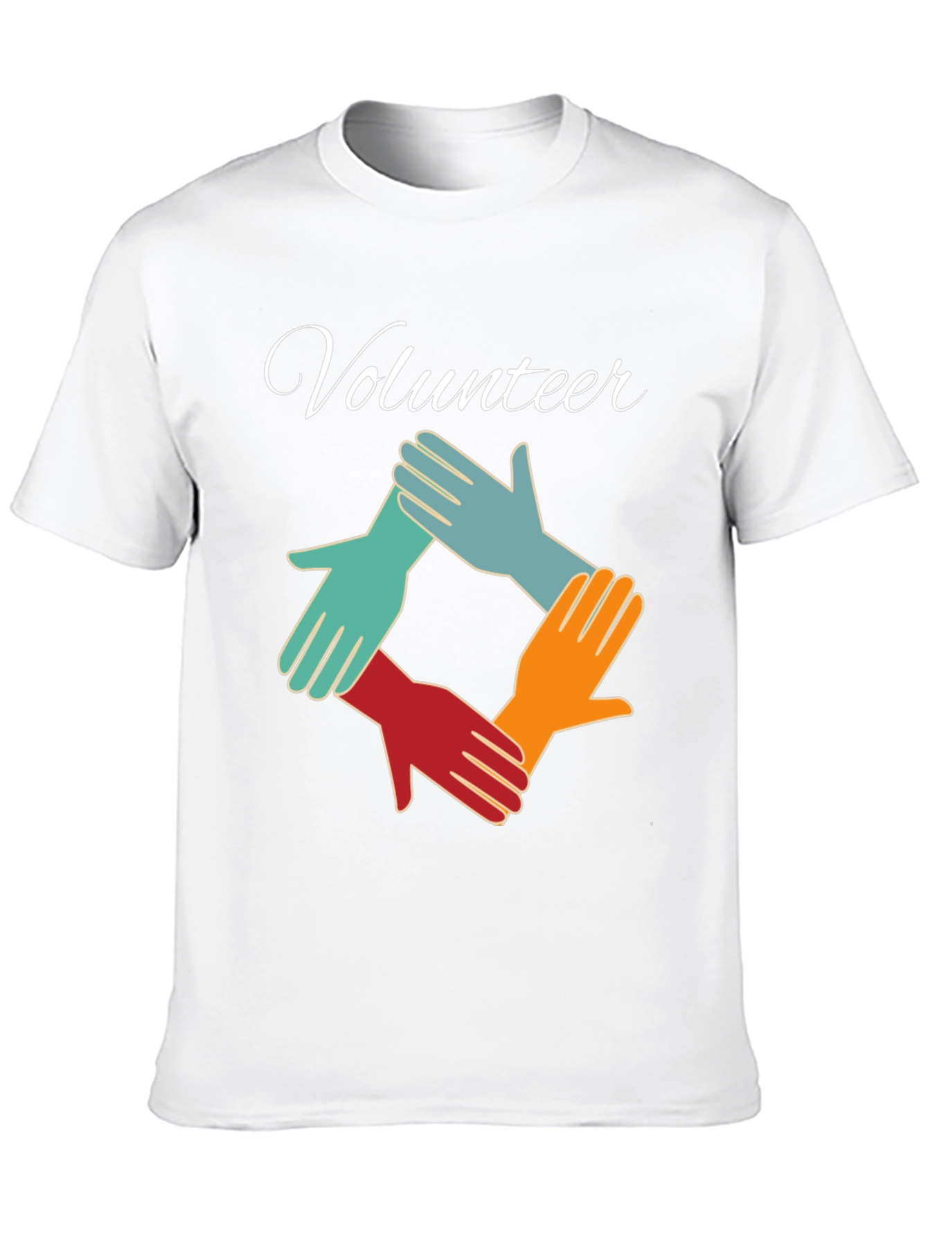 Volunteer Hands Graphic T-Shirt