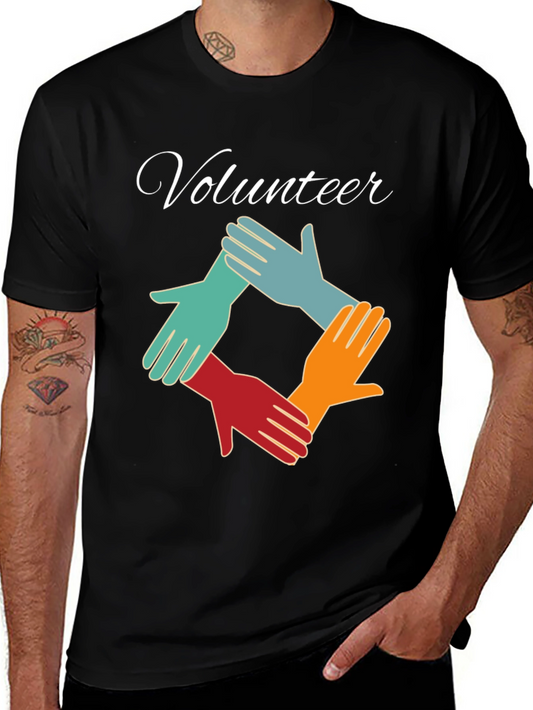 Volunteer Hands Graphic T-Shirt