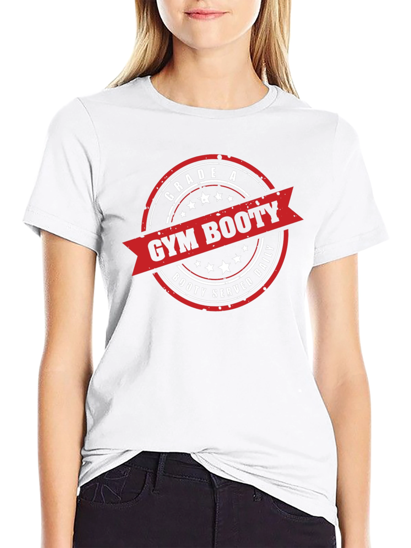 Gym Booty T-Shirt - Grade A Booty Served Daily