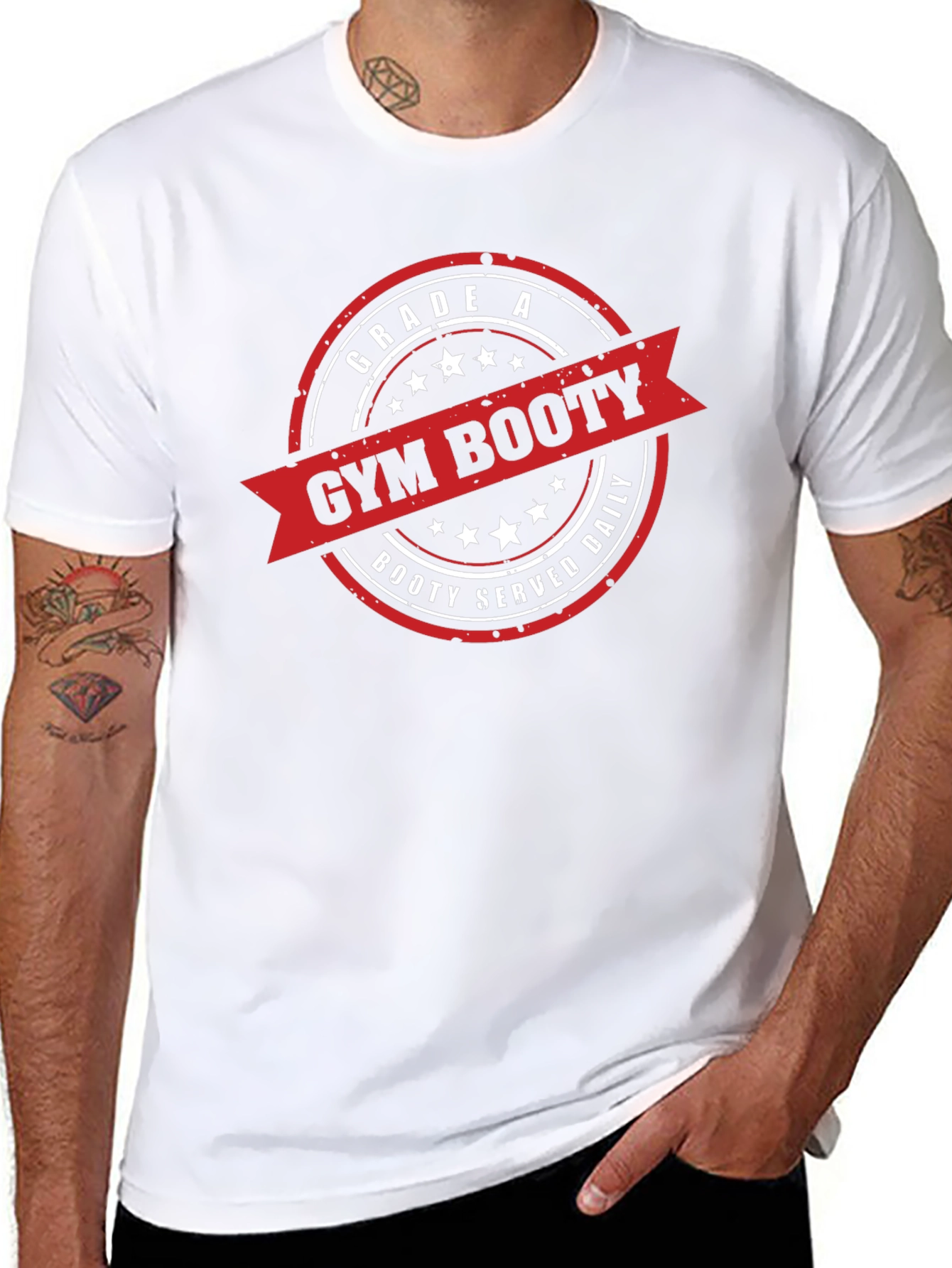 Gym Booty T-Shirt - Grade A Booty Served Daily