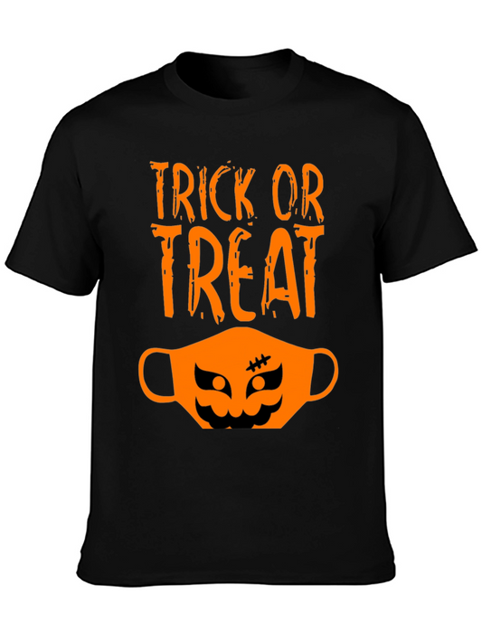 Trick or Treat Halloween Mask T-Shirt
