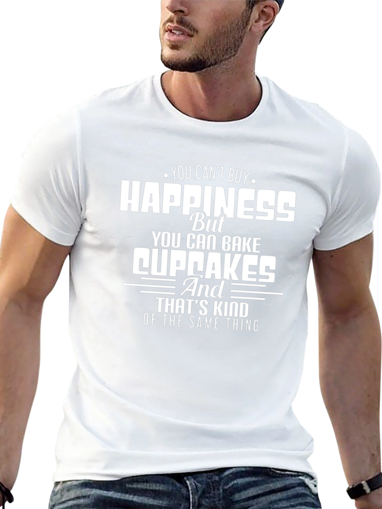 Happiness Cupcakes T-Shirt Funny Baking Shirt