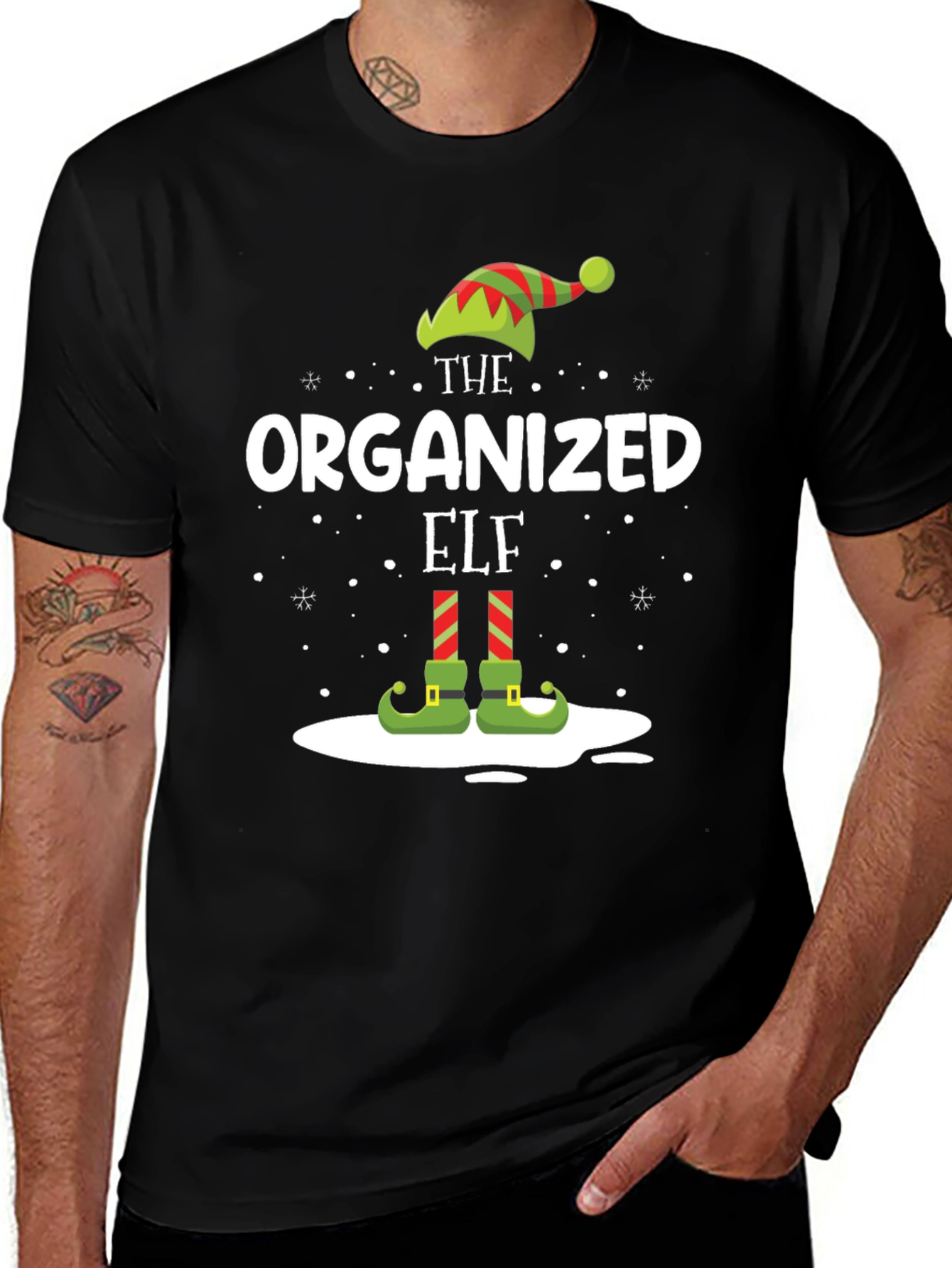 The Organized Elf Graphic T-Shirt