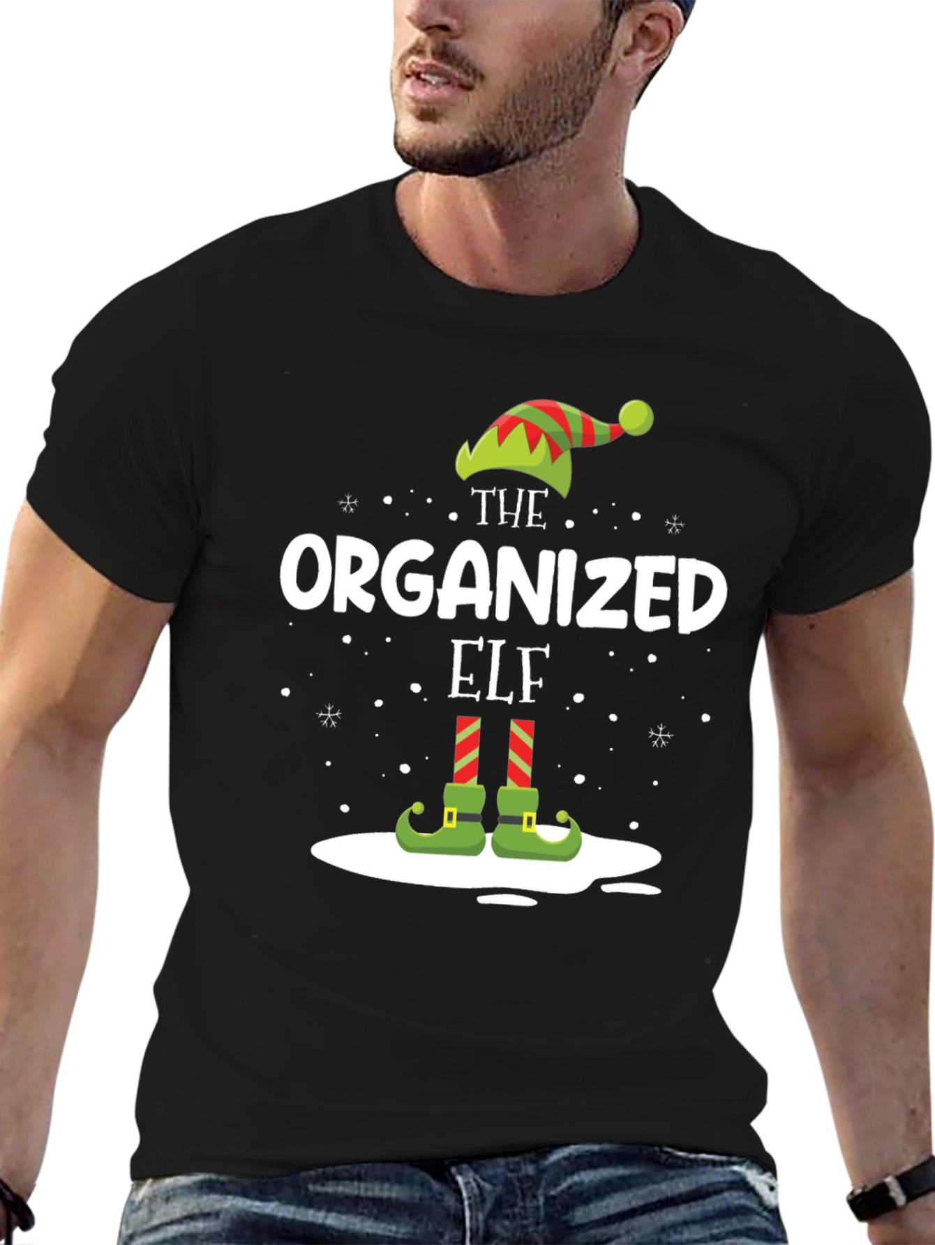 The Organized Elf Graphic T-Shirt