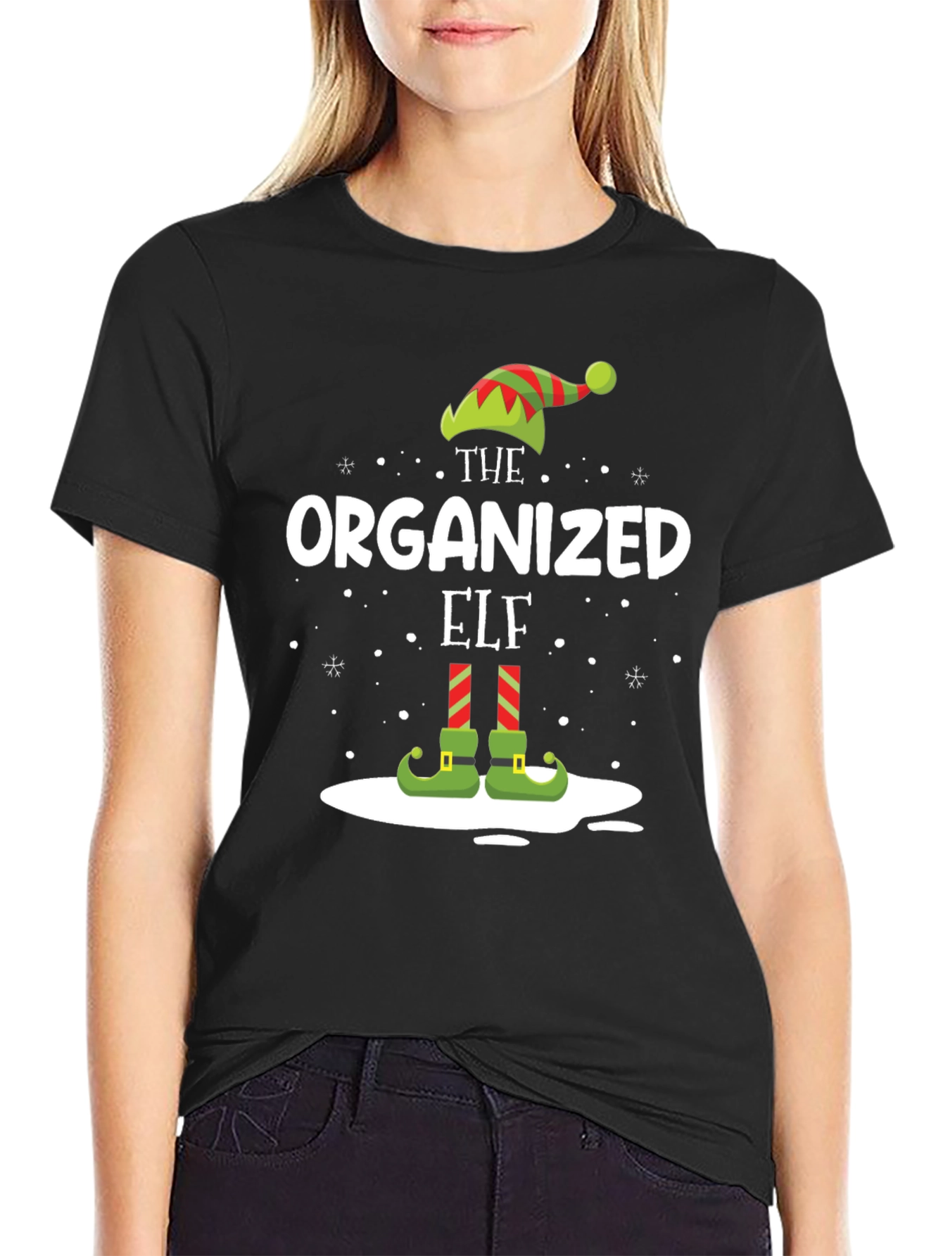 The Organized Elf Graphic T-Shirt