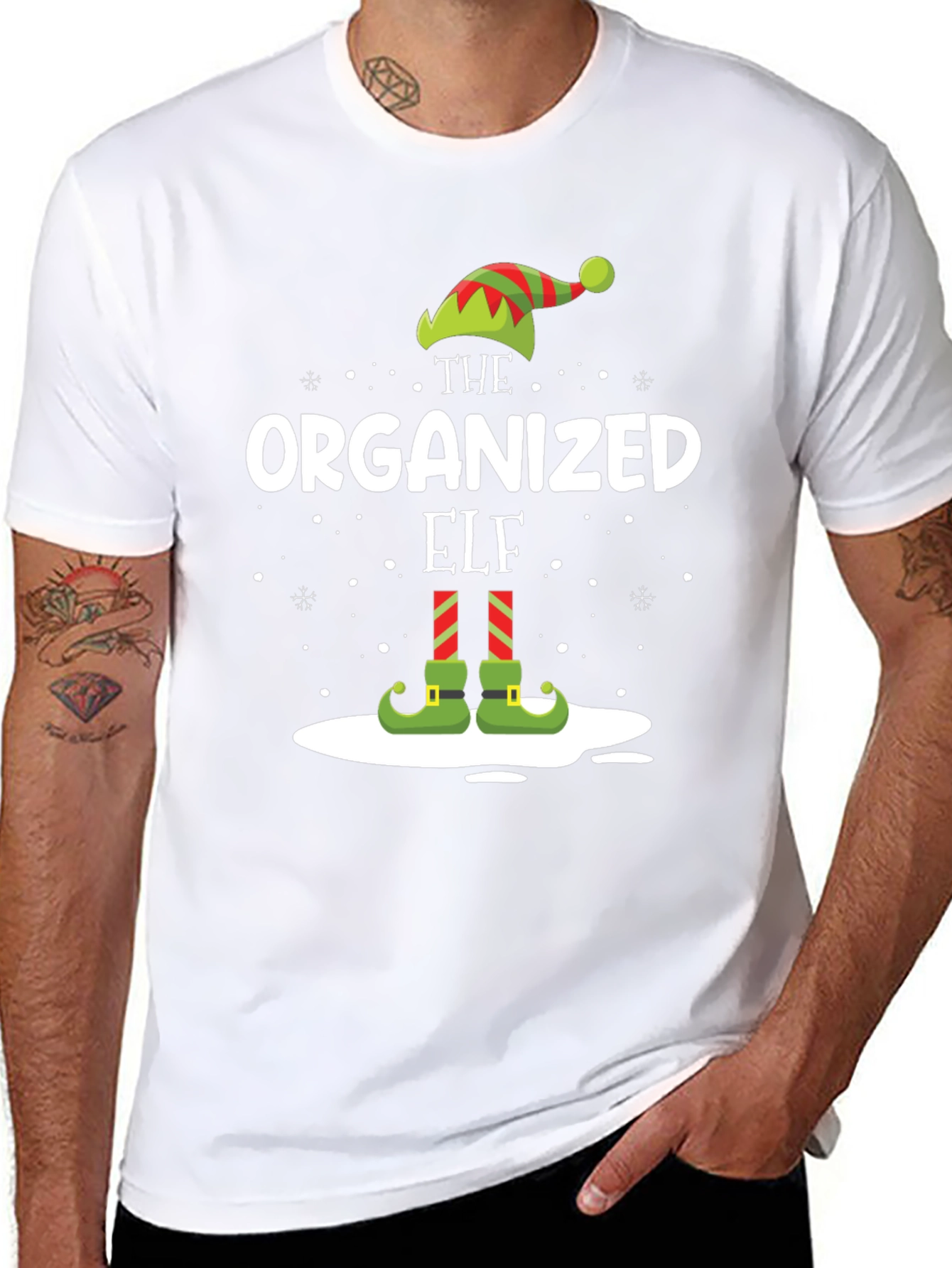The Organized Elf Graphic T-Shirt