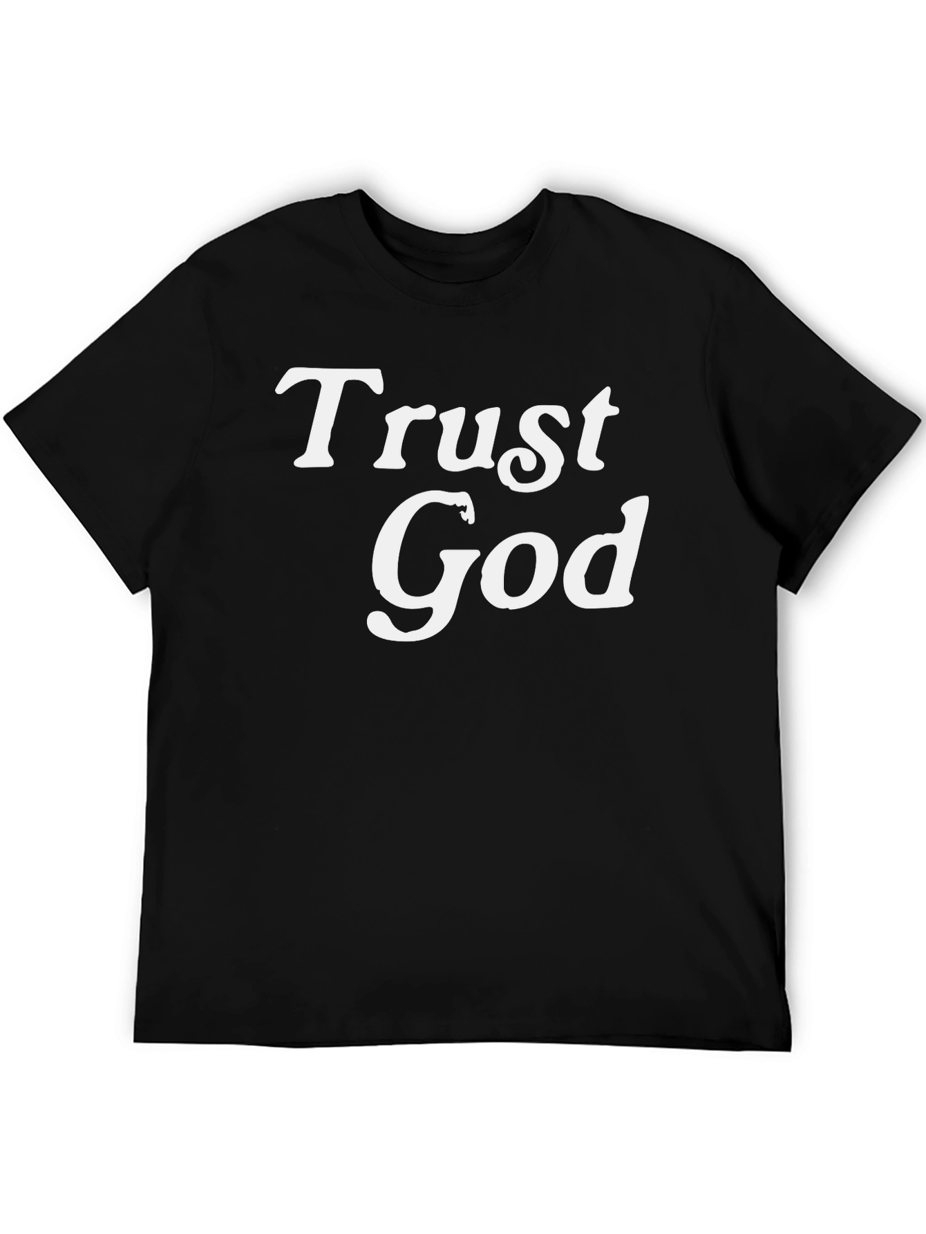 Trust God Black Graphic Tee