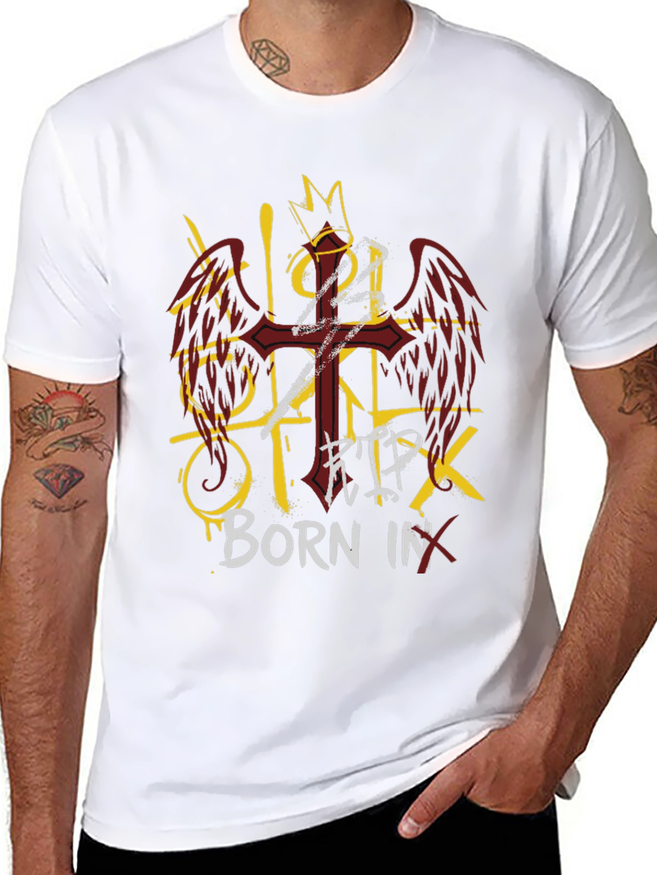 RIP Born In Black Graphic Tee