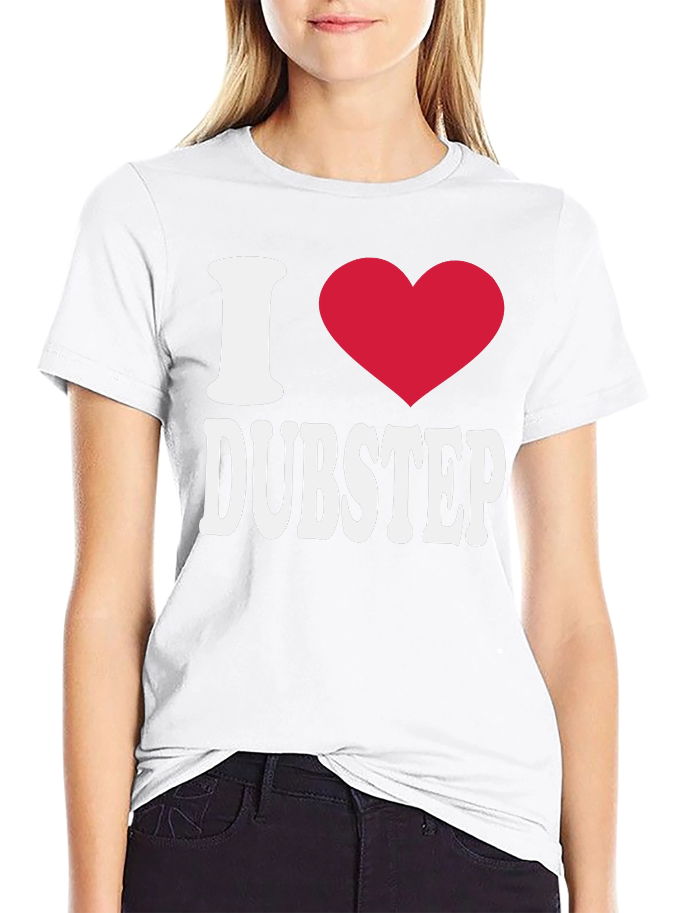I Heart Dubstep Graphic Tee - Music Lover T-Shirt