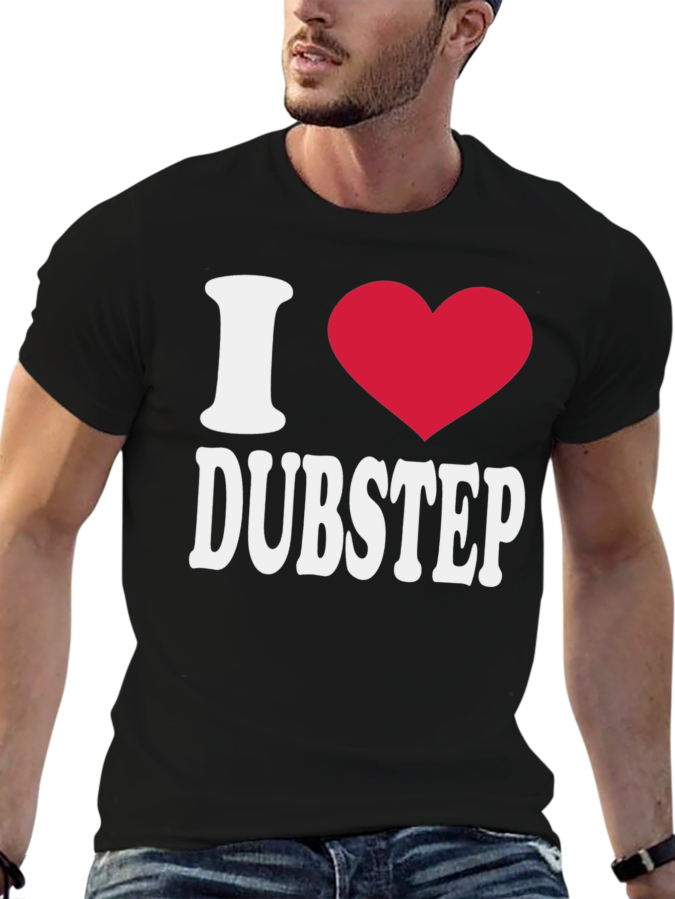 I Heart Dubstep Graphic Tee - Music Lover T-Shirt