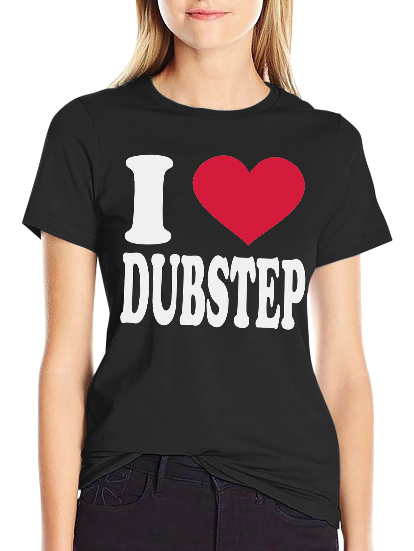 I Heart Dubstep Graphic Tee - Music Lover T-Shirt