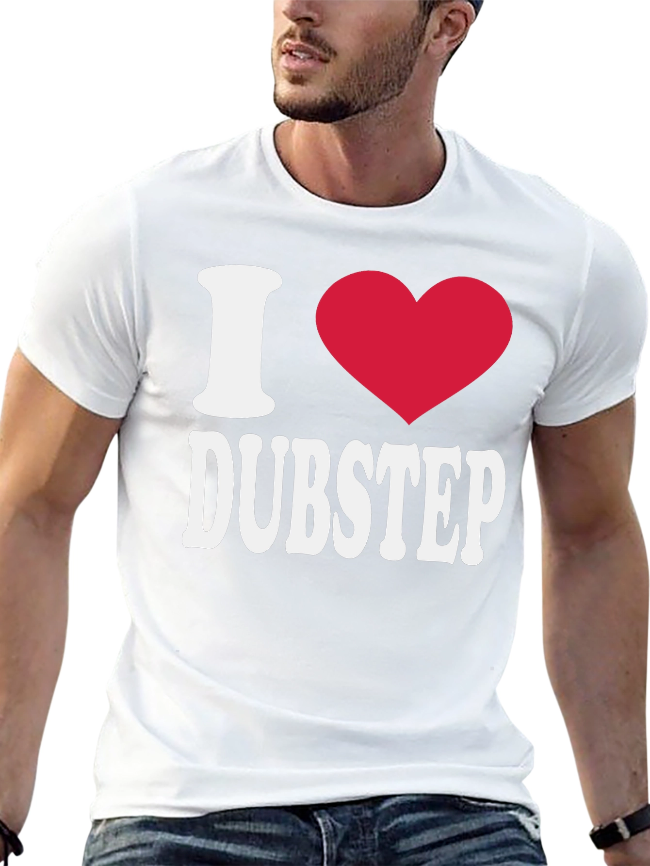 I Heart Dubstep Graphic Tee - Music Lover T-Shirt