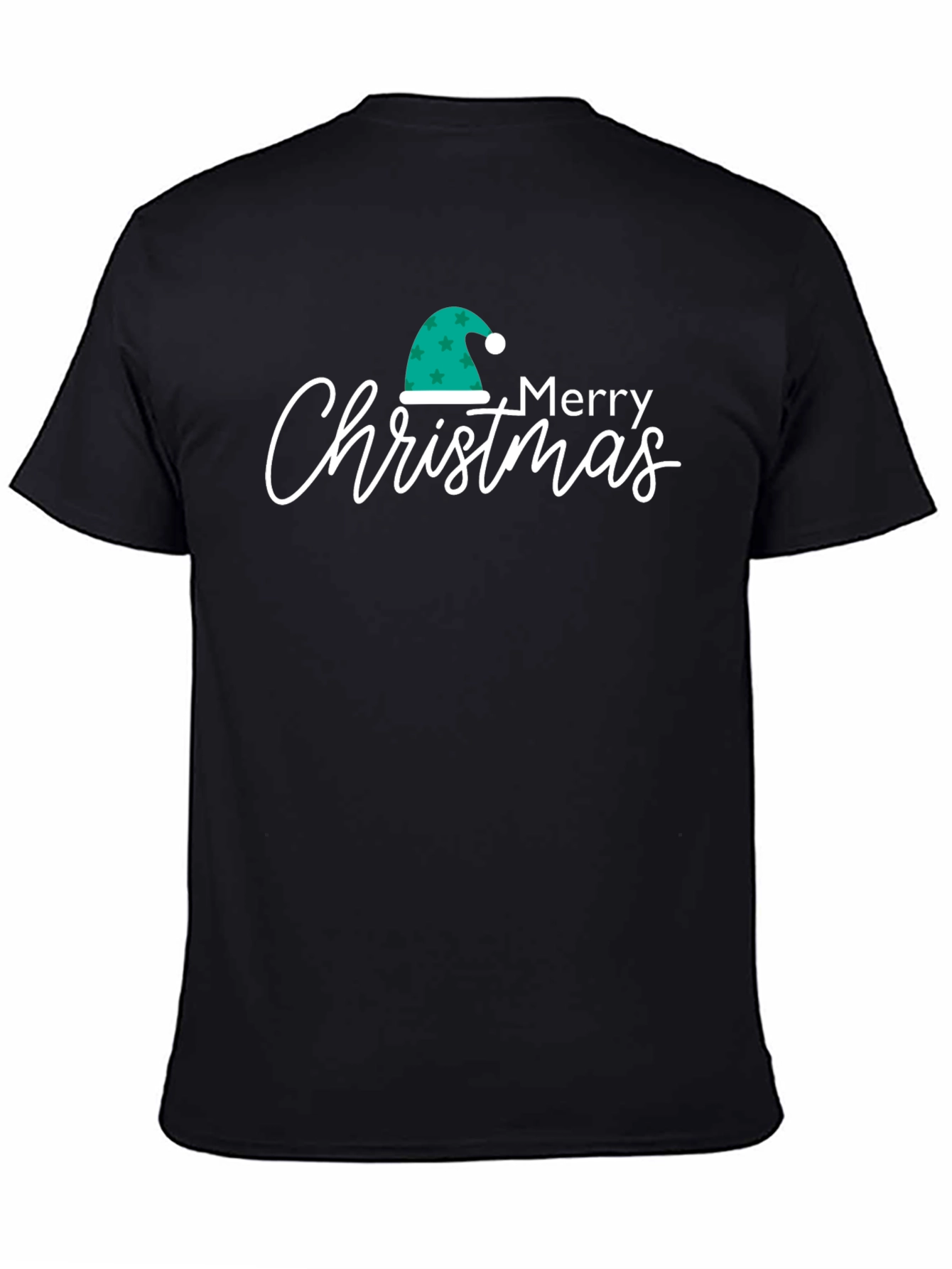 Festive Merry Christmas Graphic Tee - Holiday Apparel