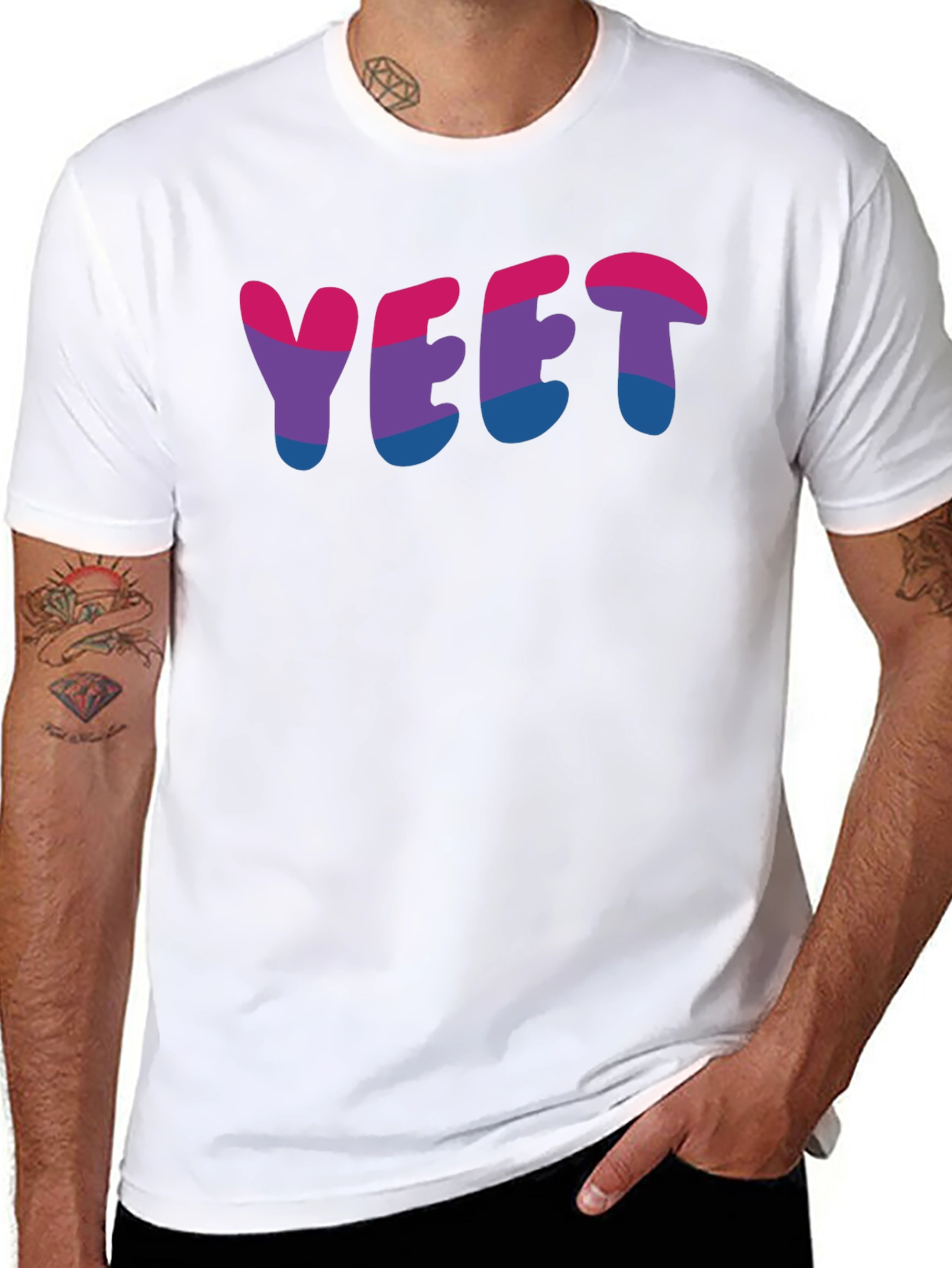YEET Bi Pride T-Shirt - Soft Cotton Tee