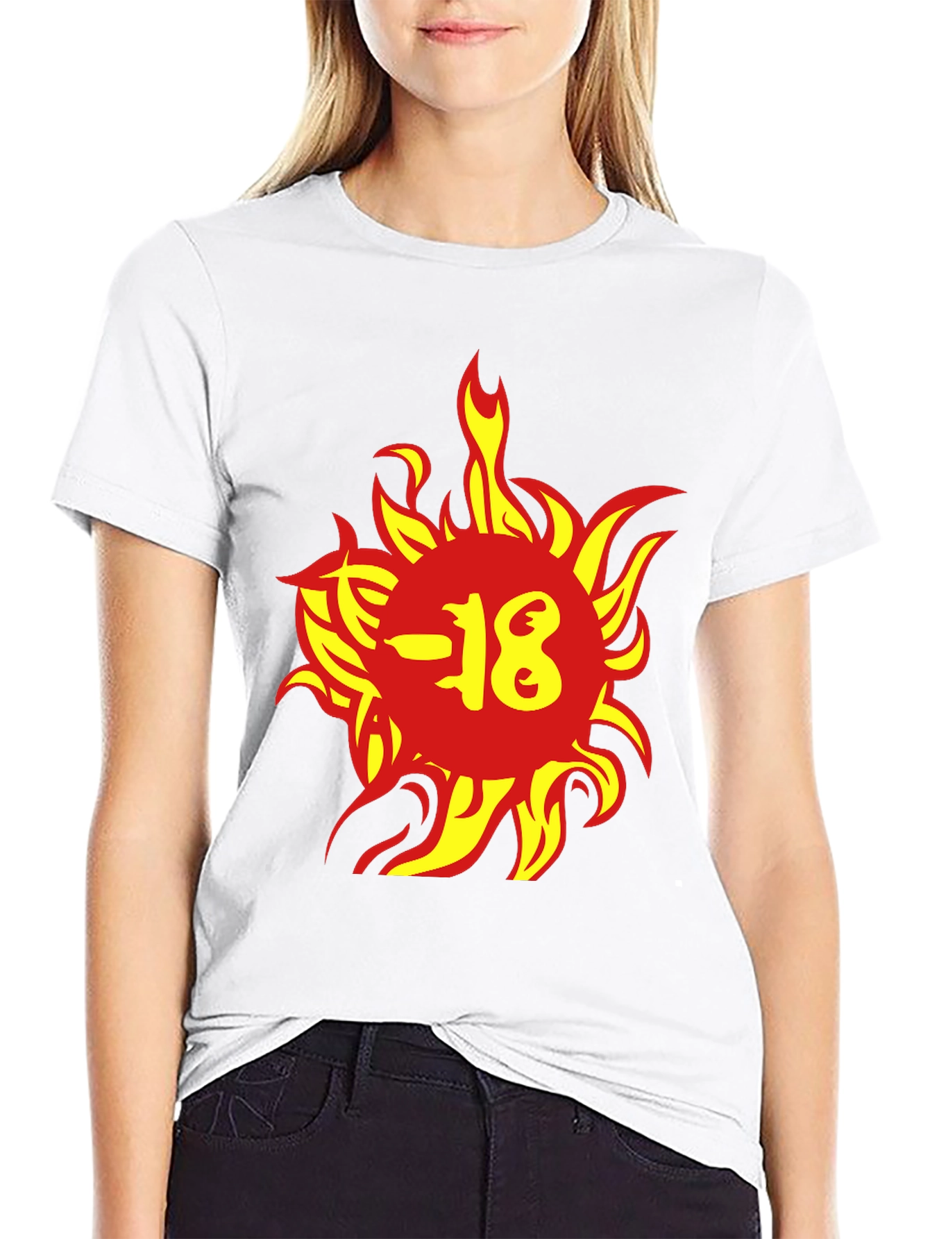 Edgy Graphic Tee - Eighteen Fire Design