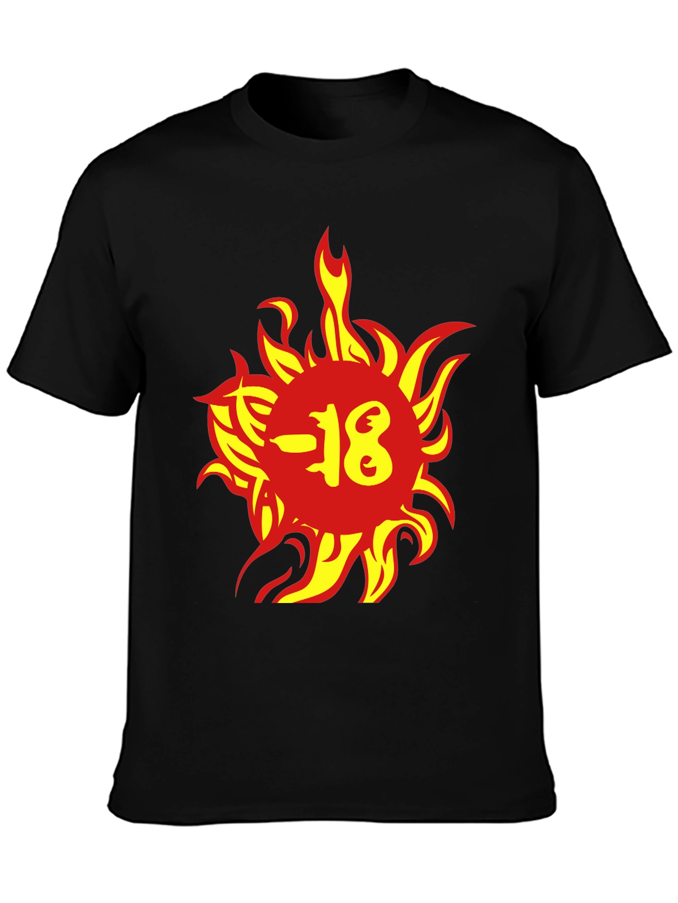 Edgy Graphic Tee - Eighteen Fire Design