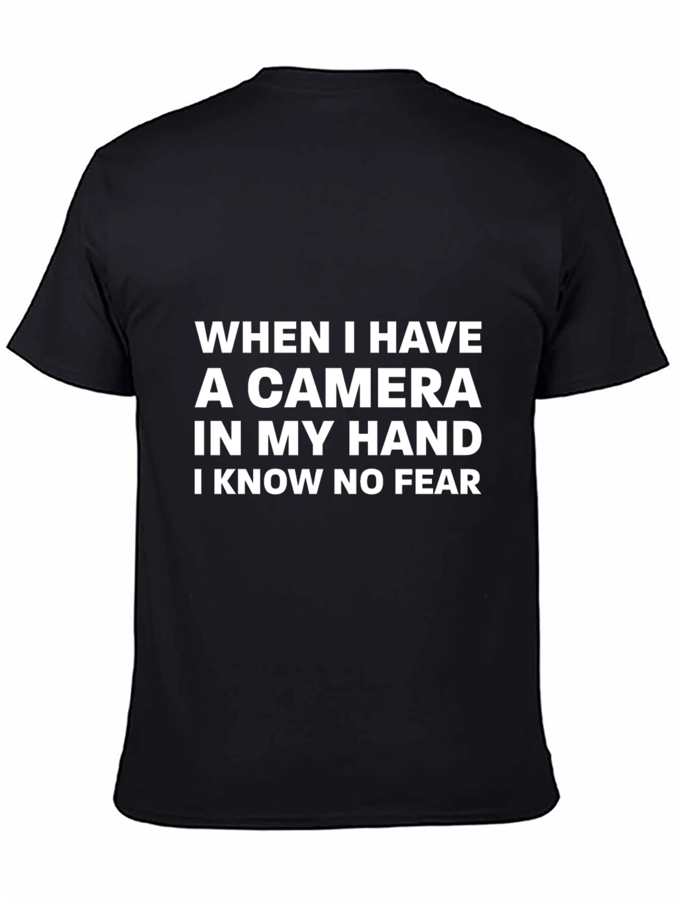 Camera Lover T-Shirt - Fearless Photographer Tee