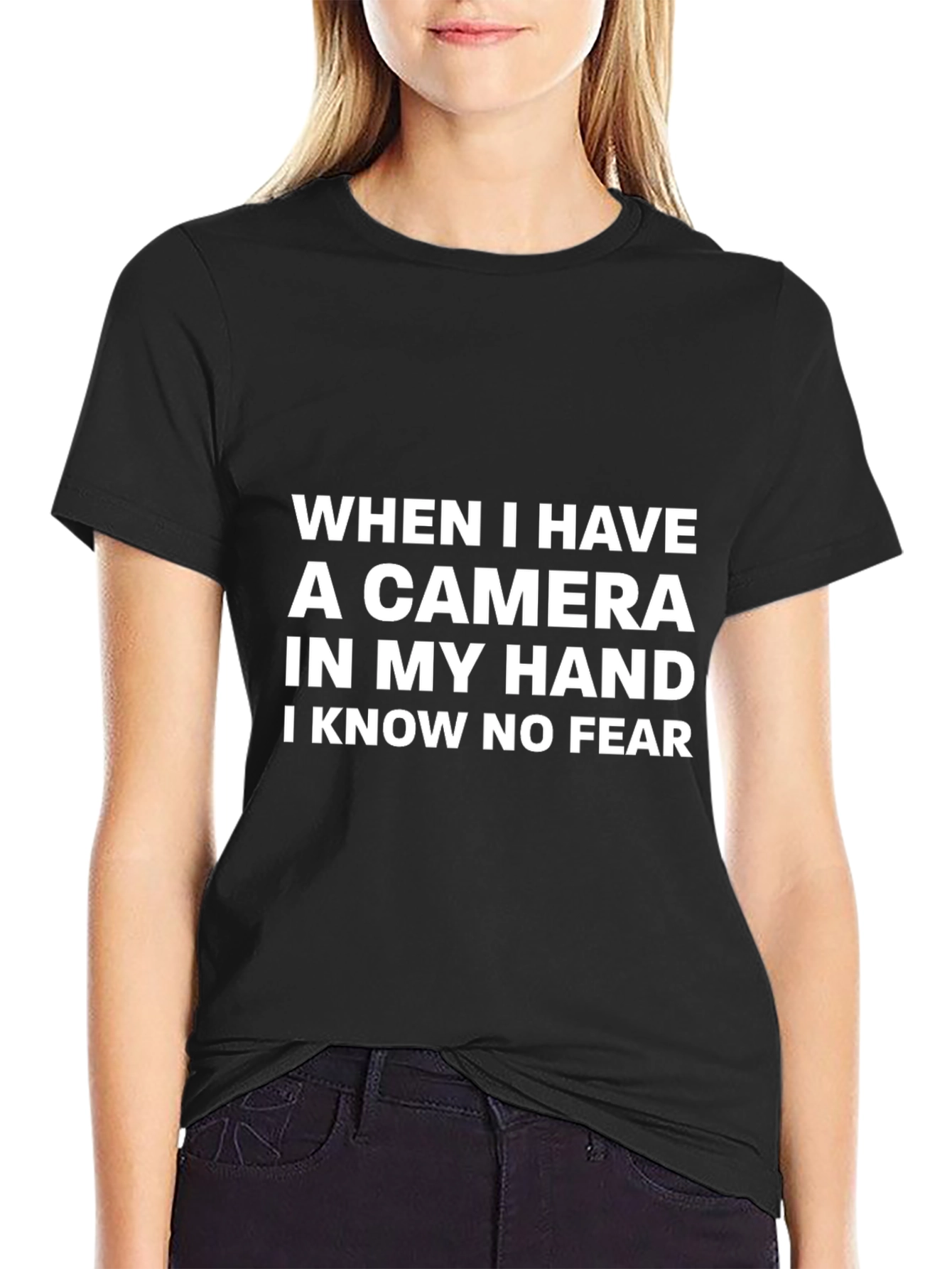 Camera Lover T-Shirt - Fearless Photographer Tee
